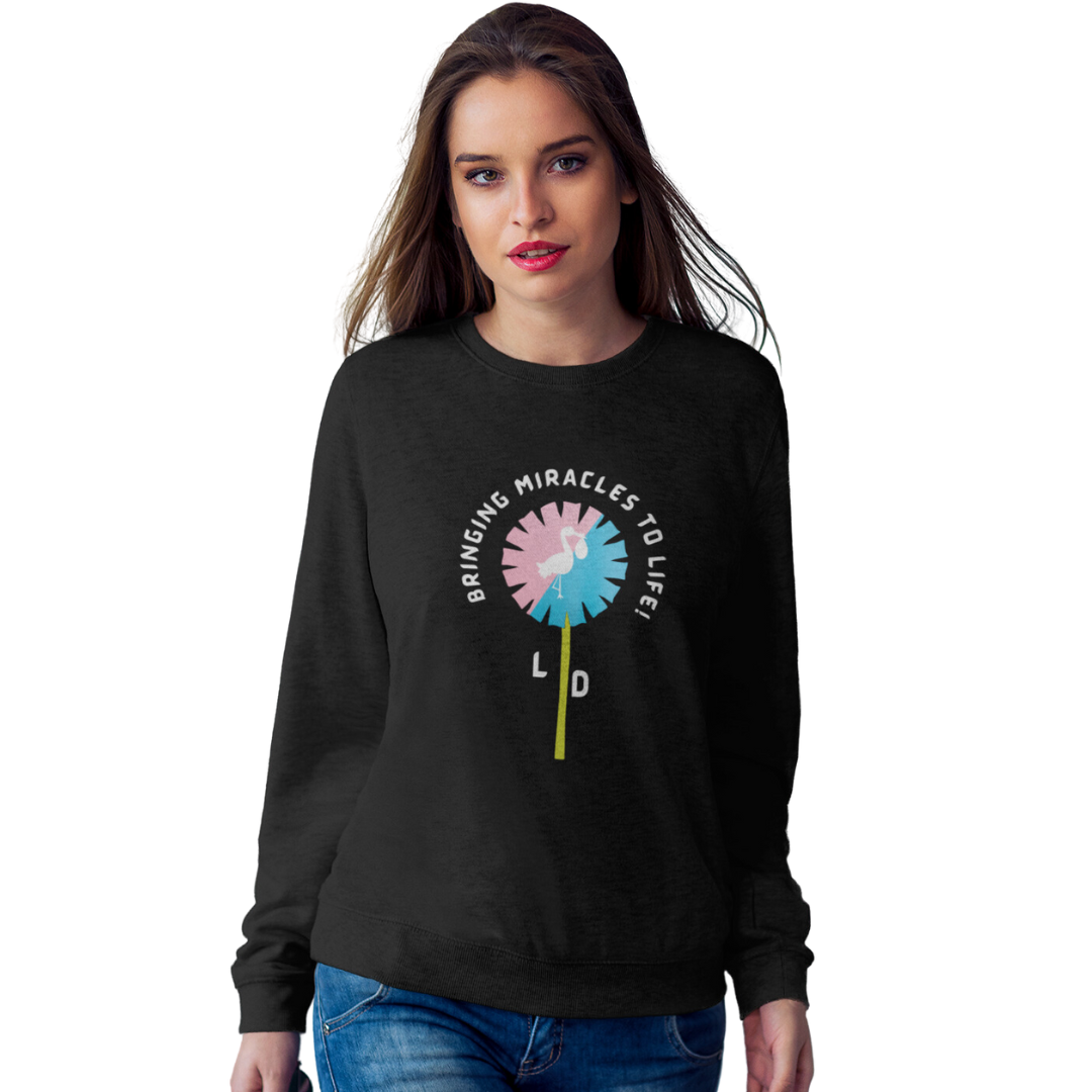 L AND D MIRACLE CREWNECK SWEATSHIRT NURSES GIFT FOR L AND D NURSES