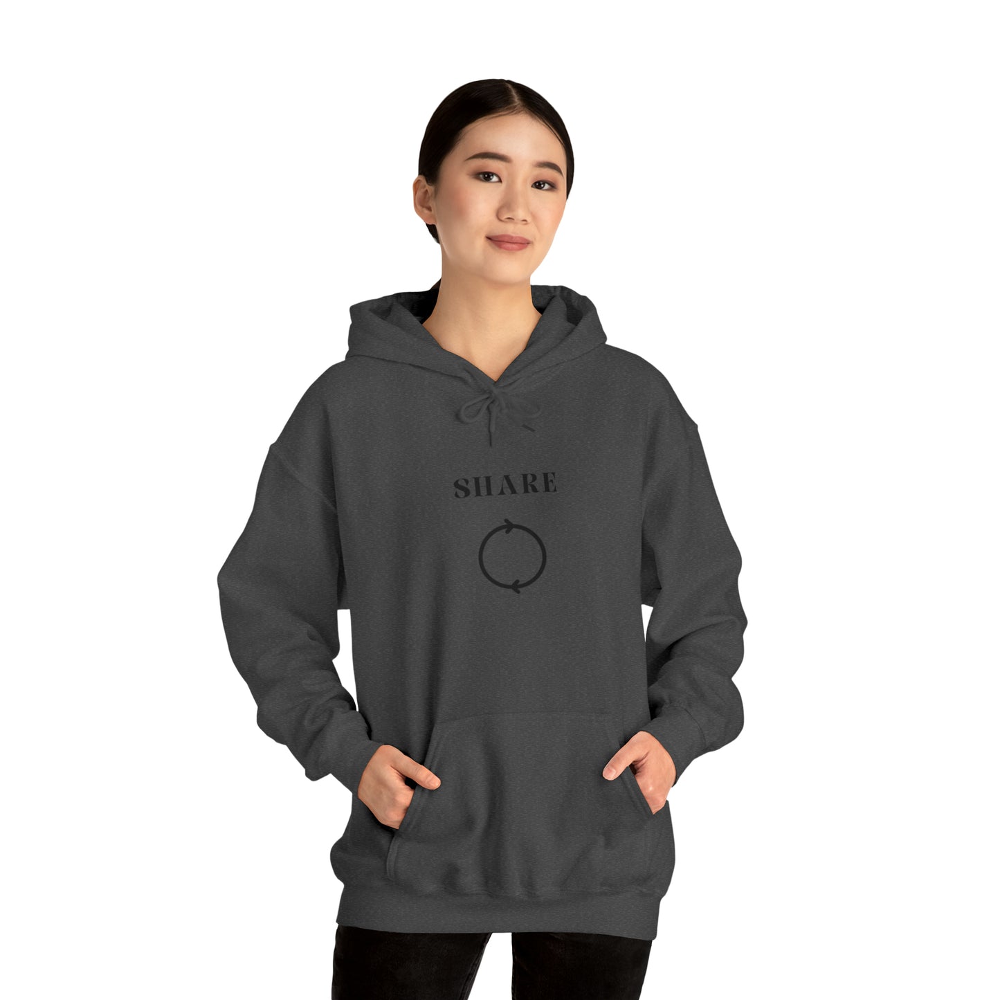Share Hooded Sweatshirt gift, inspirational words hoodie gift, sweatshirt gift that encourages hoodie friends gift