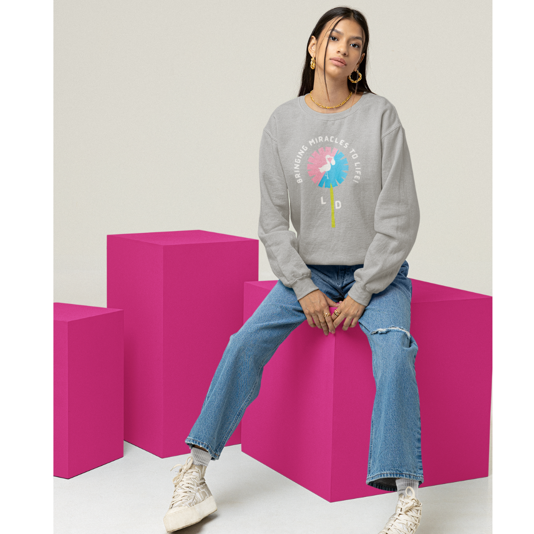 L AND D MIRACLE CREWNECK SWEATSHIRT NURSES GIFT FOR L AND D NURSES