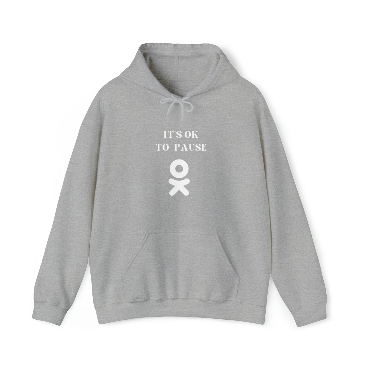 It's ok to pause hooded sweatshirt gift inspirational words hoodie gift to encourage. sweatshirt gifts for friends
