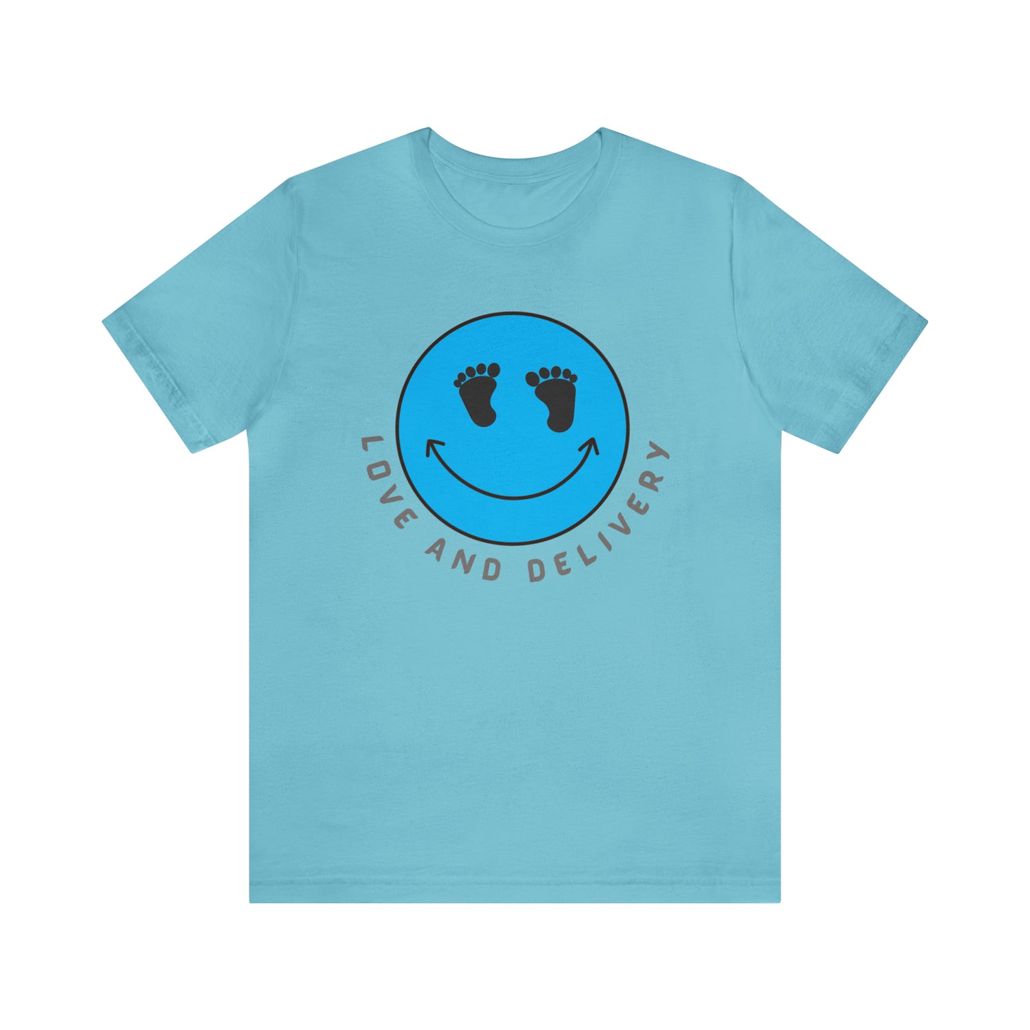 L AND D CREW NECK LOVE AND DELIVERY TSHIRT GIFT FOR L AND D NURSES