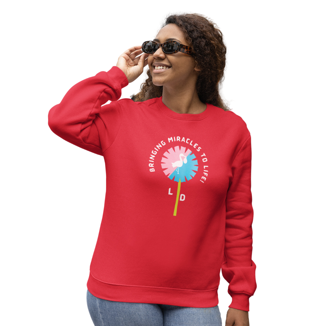L AND D MIRACLE CREWNECK SWEATSHIRT NURSES GIFT FOR L AND D NURSES