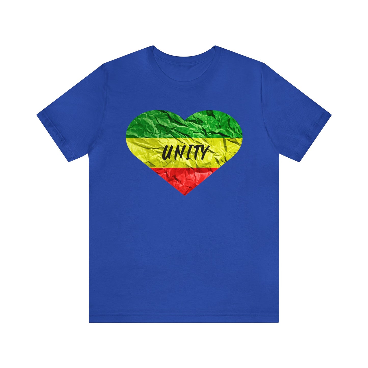 UNITY GRAPHIC HEART DESIGN UNISEX CREWNECK T SHIRT GIFT