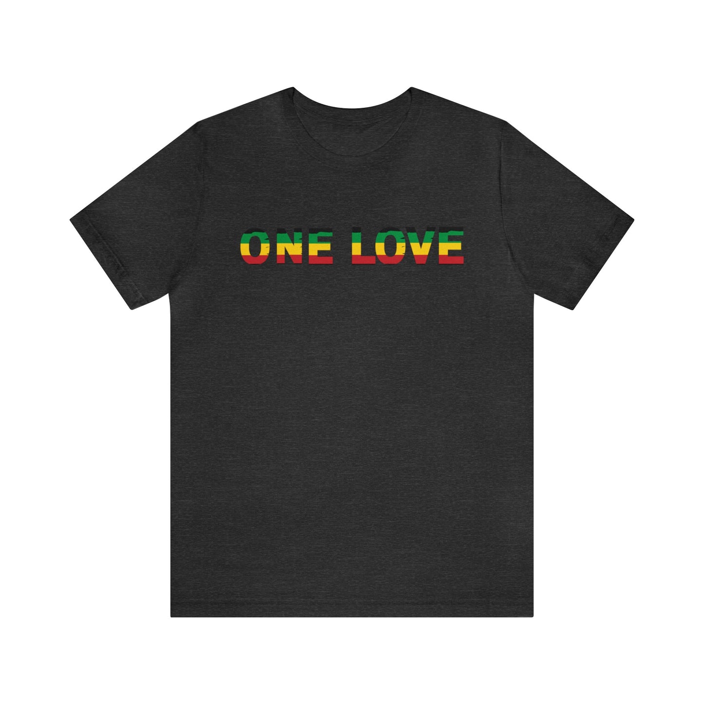 ITES COLORS ONE LOVE STATEMENT CREWNECK T SHIRT
