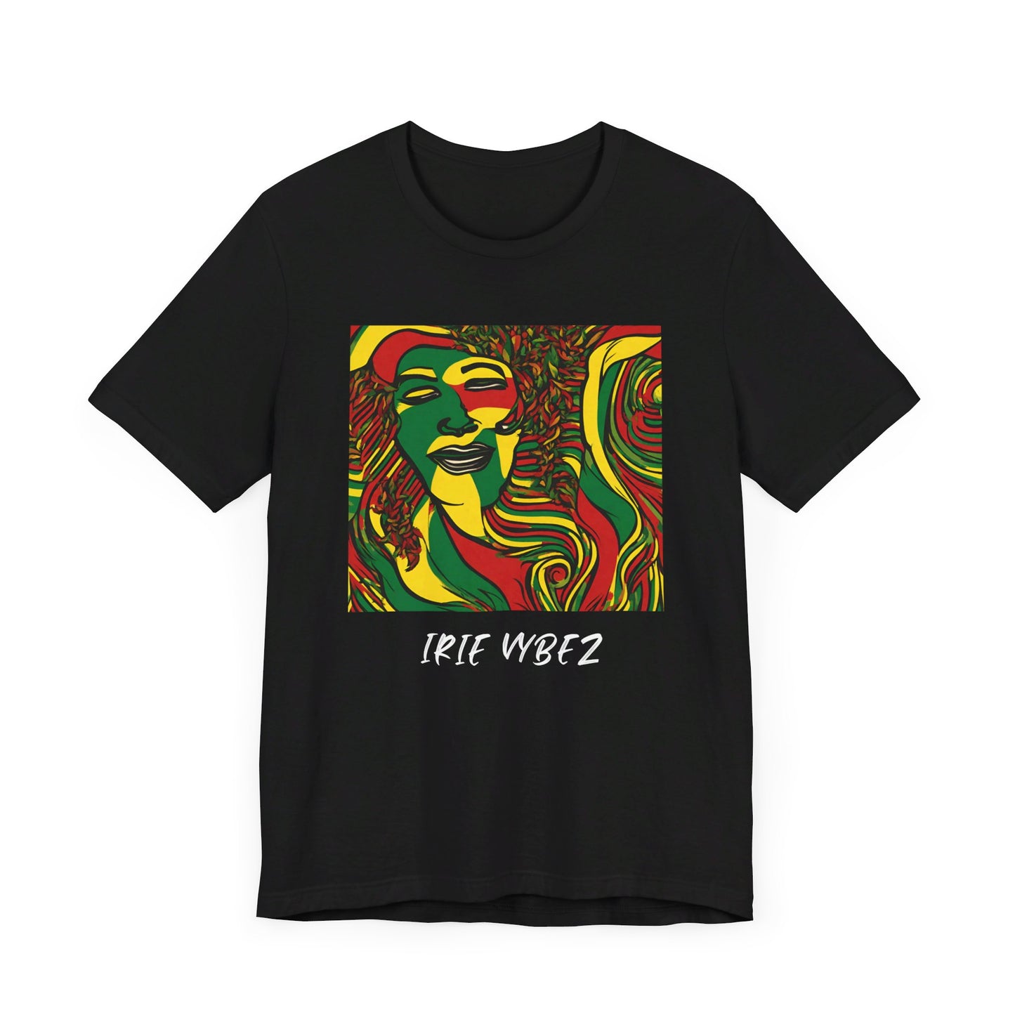 IRIE VYBEZ RASTAH DESIGN ROOTS SHORT SLEEVE T SHIRT GIFT