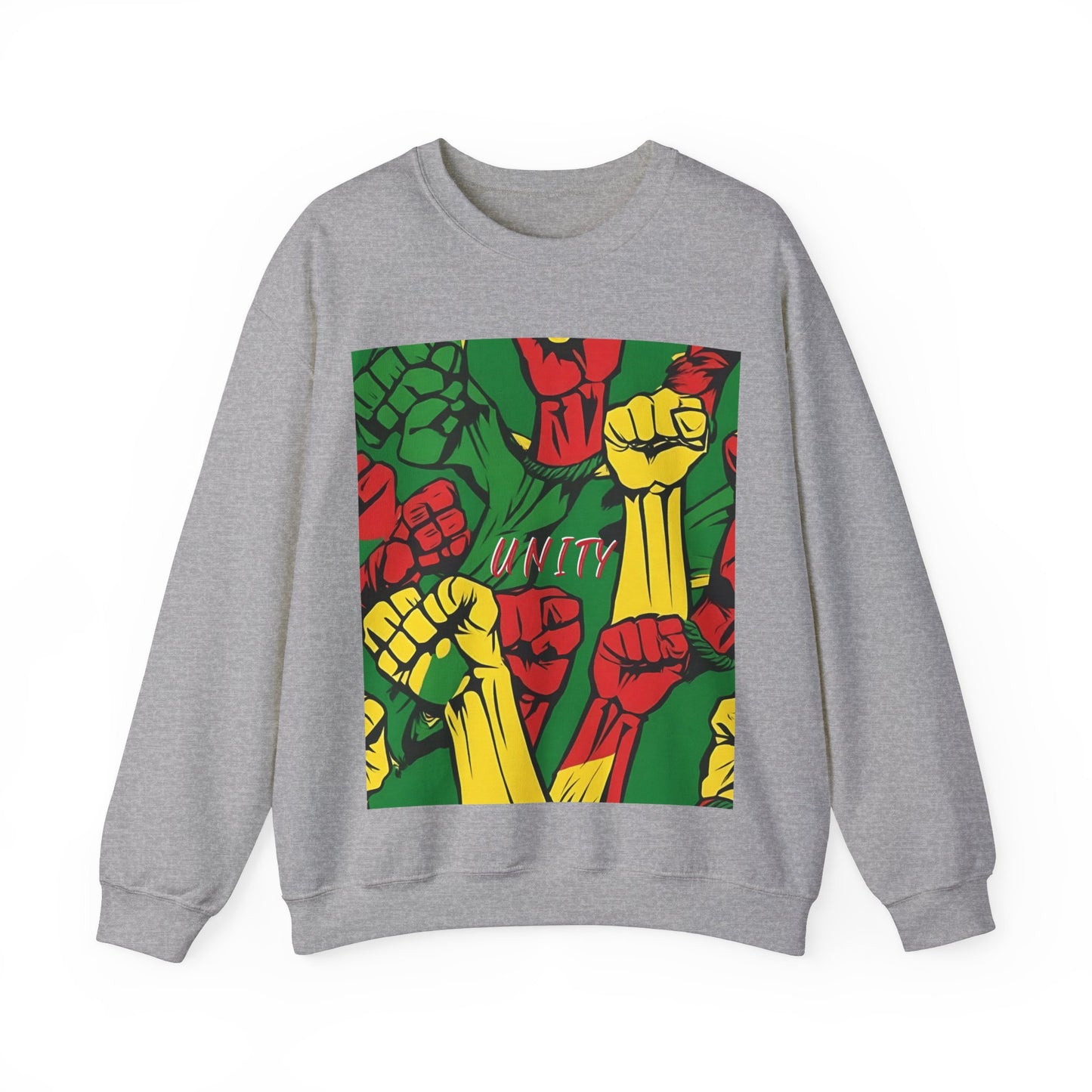 UNITY FIST POWER DESIGN CREWNECK SWEATSHIRT GIFT