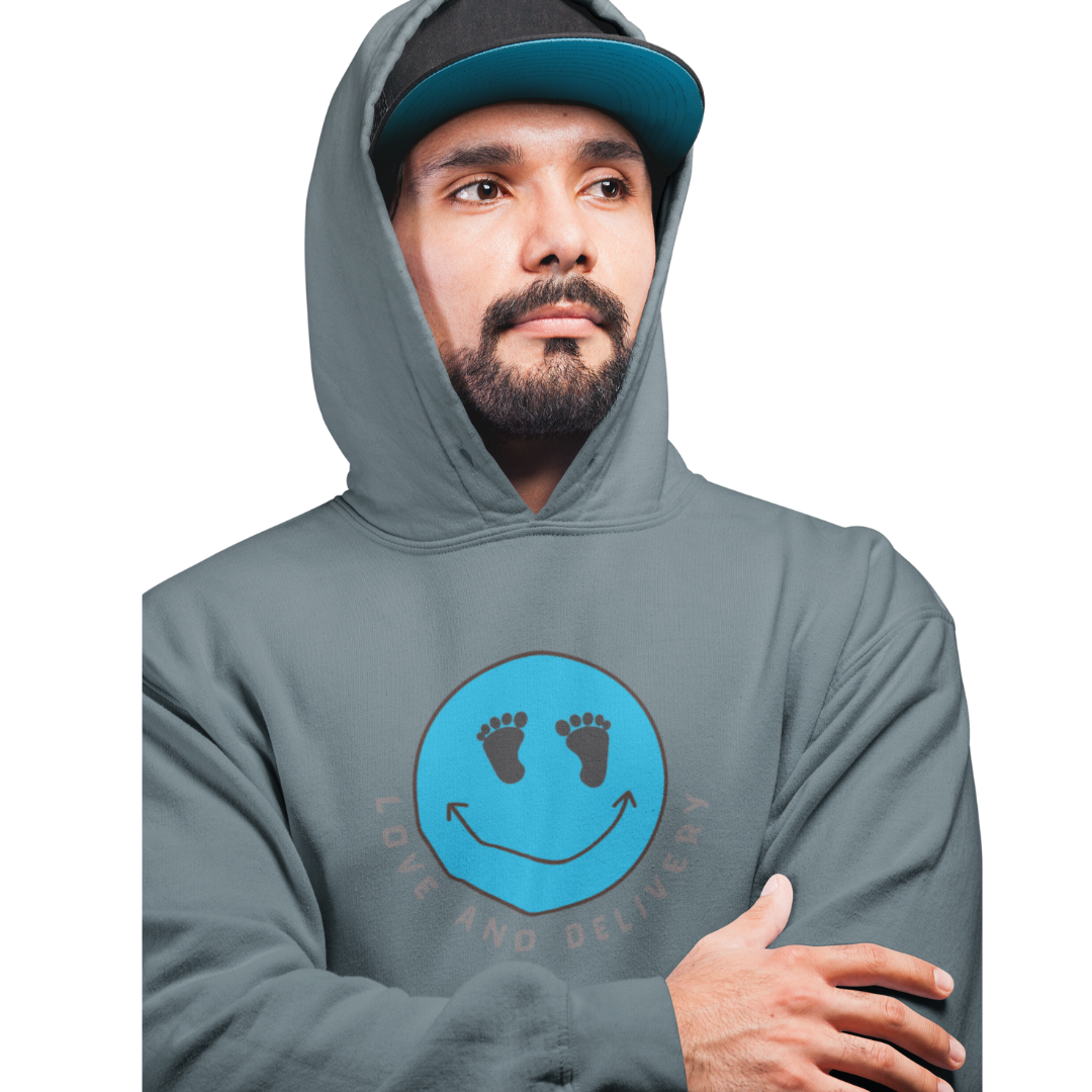 L AND D NURSE LOVE AND DELIVERY HOODED SWEATSHIRT GIFT FOR L & D NURSE