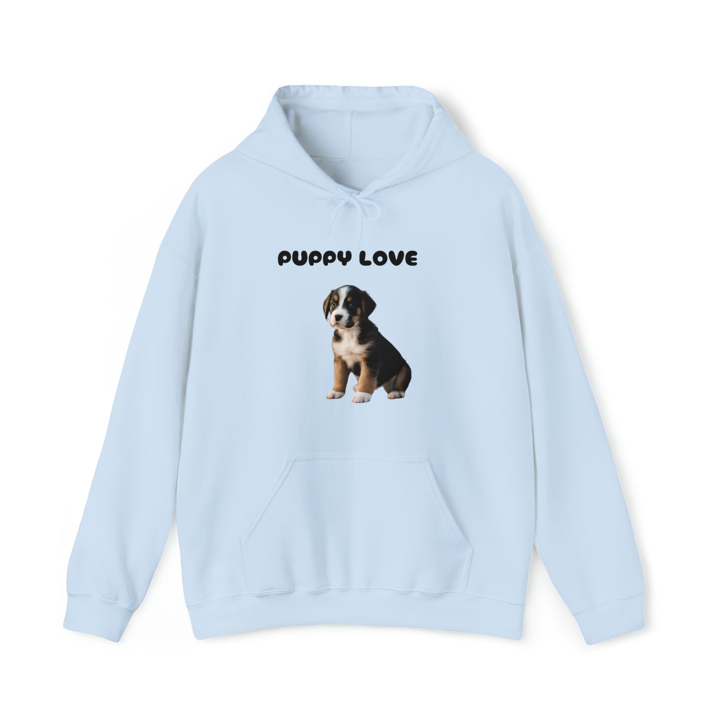 Puppy Love Puppy pic hooded sweatshirt gift