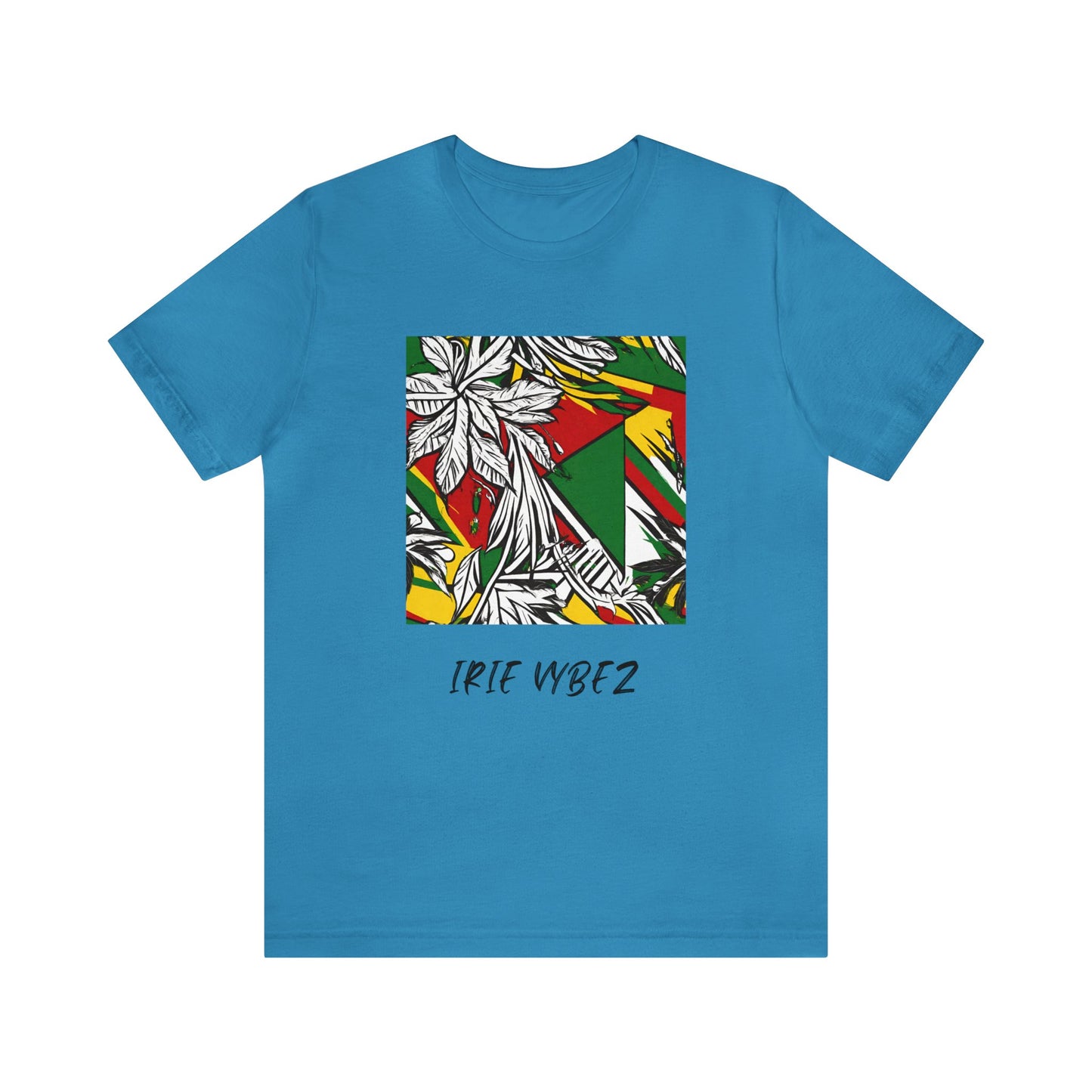 IRIE VYBEZ ROOTS COLOR GRAPHIC SHORT SLEEVE TEE SHIRT