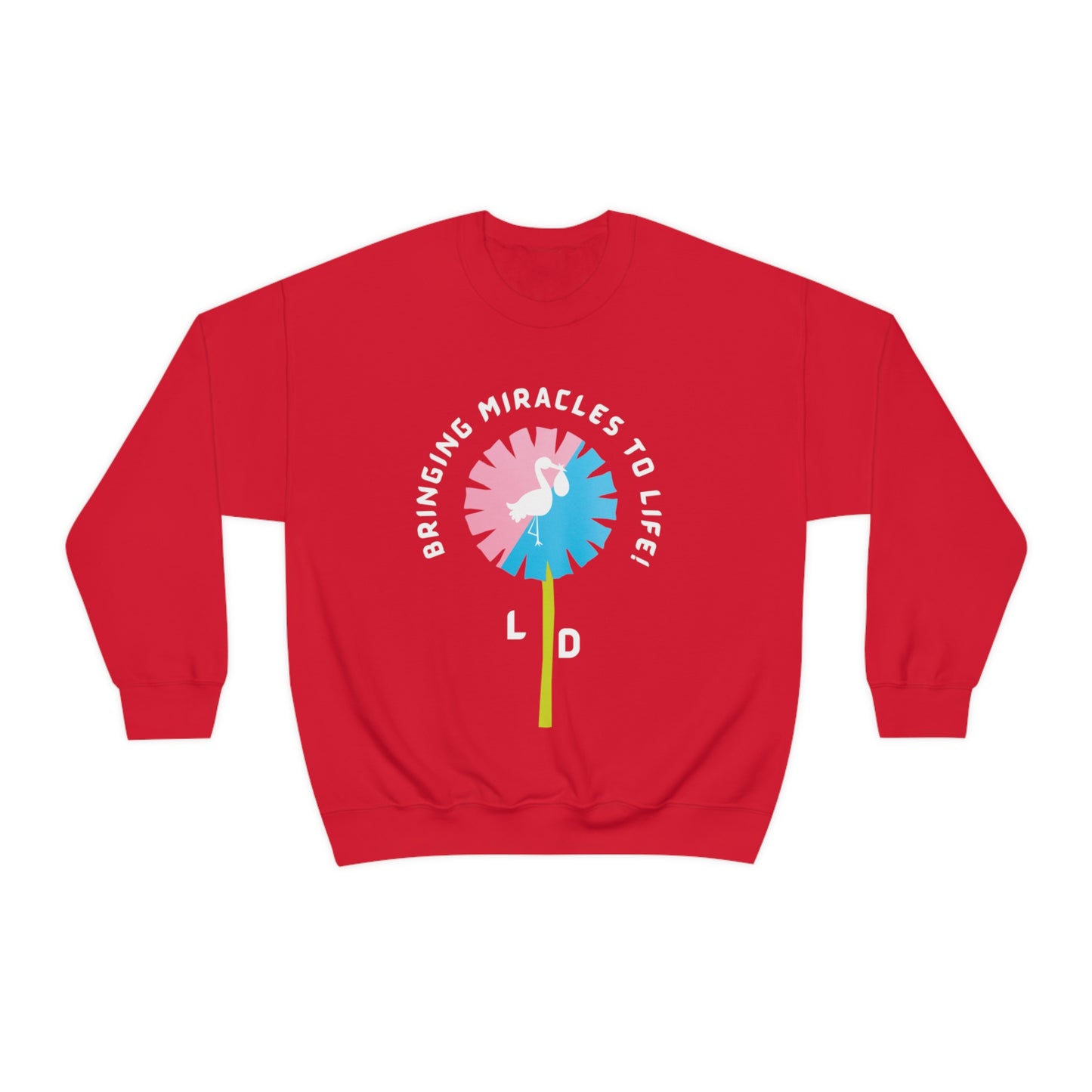 L AND D MIRACLE CREWNECK SWEATSHIRT NURSES GIFT FOR L AND D NURSES