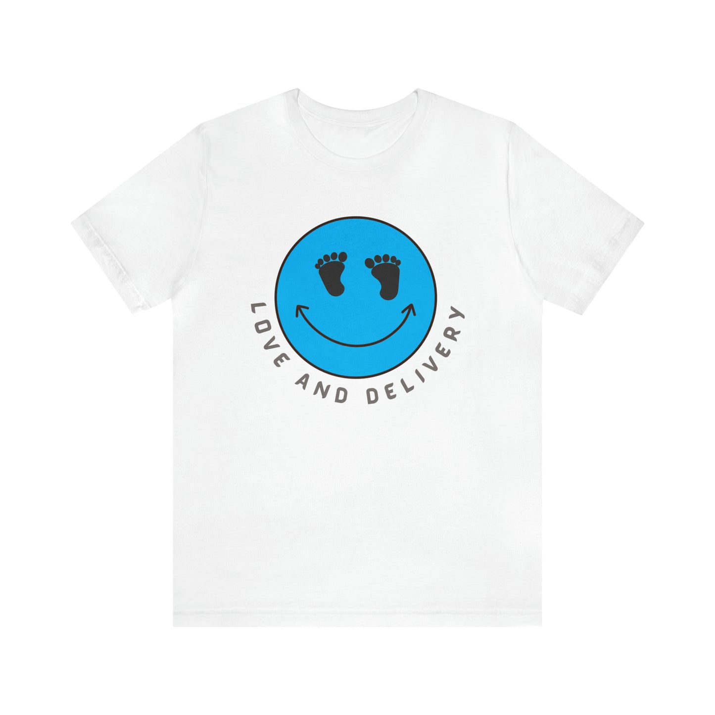 L AND D CREW NECK LOVE AND DELIVERY TSHIRT GIFT FOR L AND D NURSES