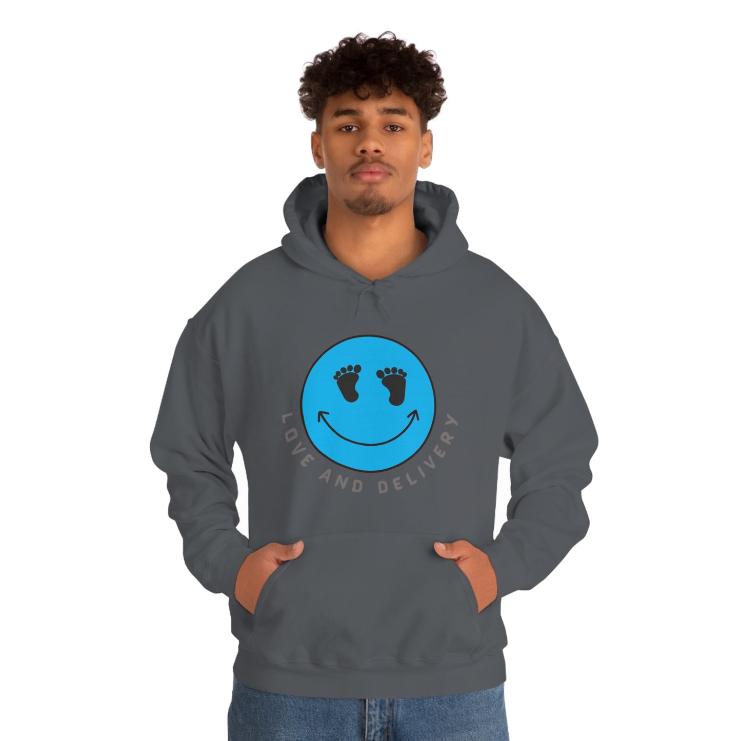 L AND D NURSE LOVE AND DELIVERY HOODED SWEATSHIRT GIFT FOR L & D NURSE