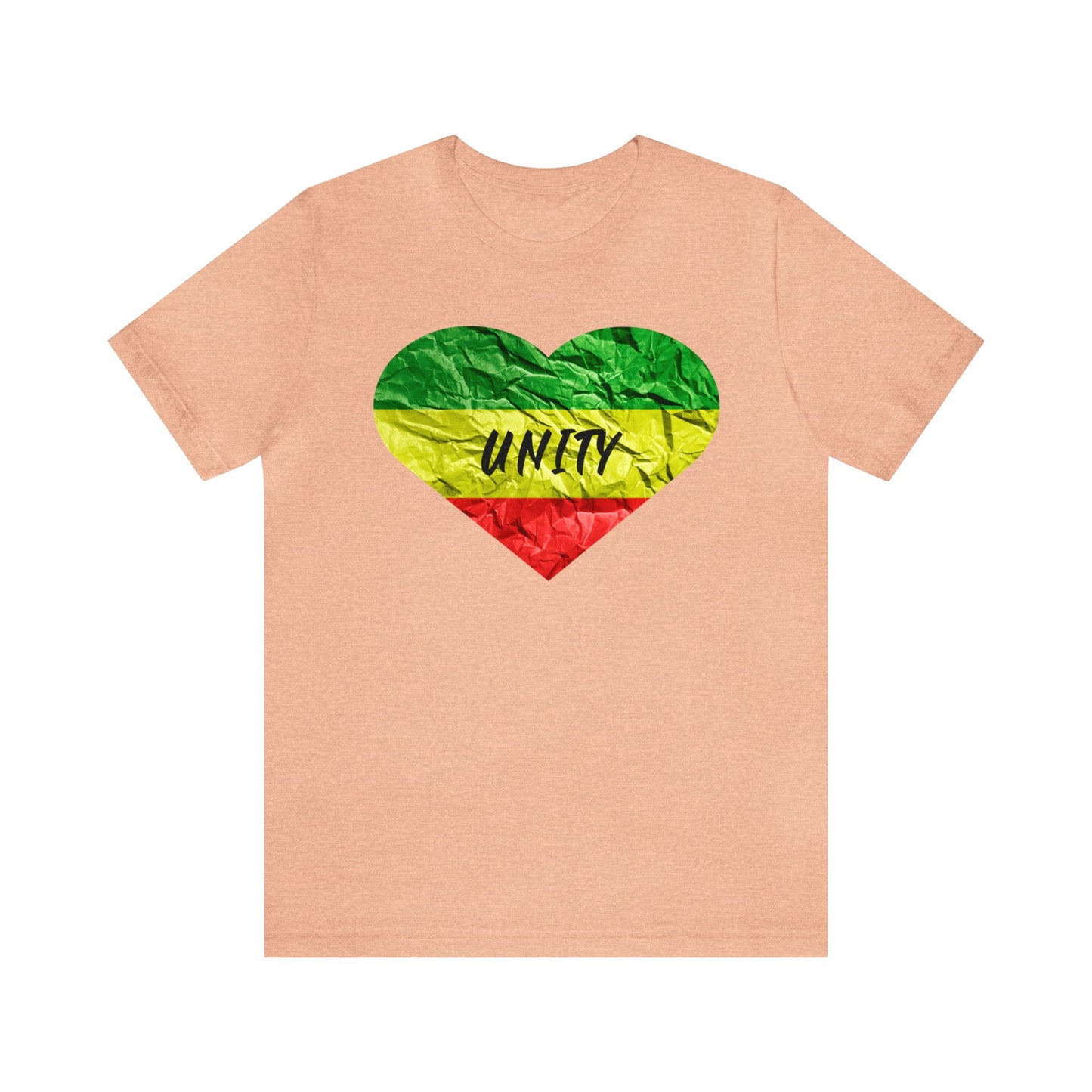 UNITY GRAPHIC HEART DESIGN UNISEX CREWNECK T SHIRT GIFT