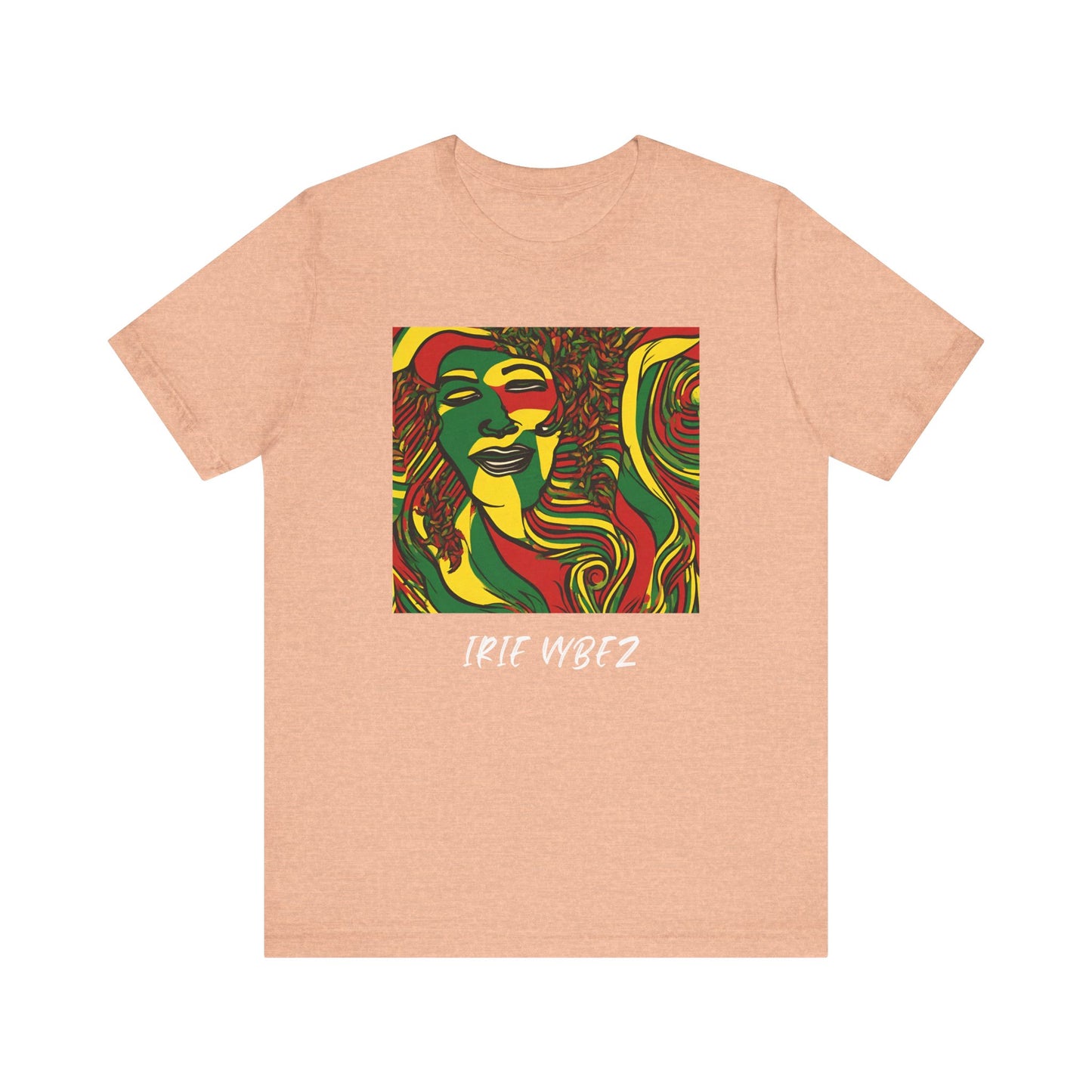 IRIE VYBEZ RASTAH DESIGN ROOTS SHORT SLEEVE T SHIRT GIFT