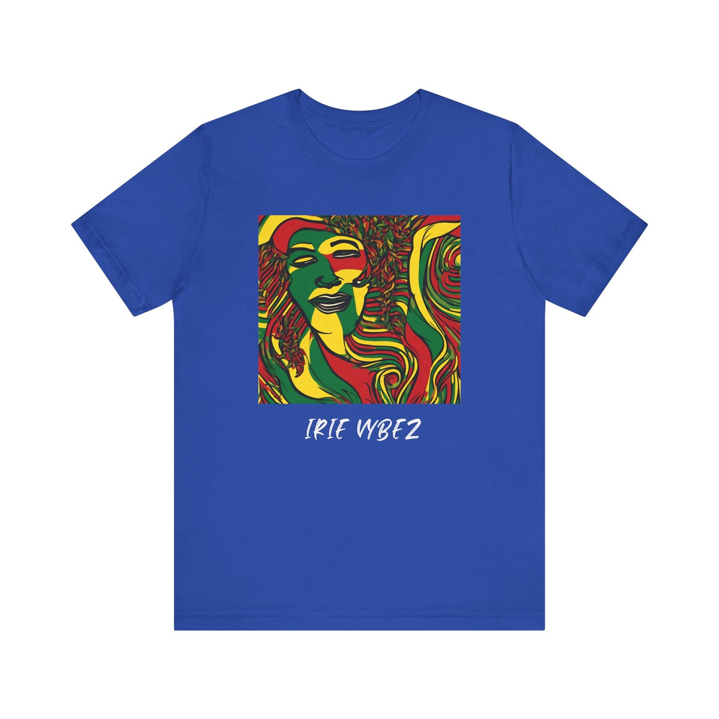 IRIE VYBEZ RASTAH DESIGN ROOTS SHORT SLEEVE T SHIRT GIFT