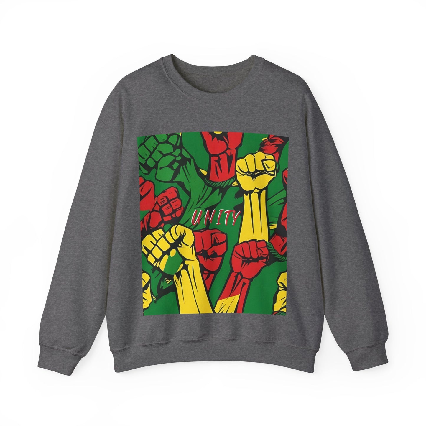 UNITY FIST POWER DESIGN CREWNECK SWEATSHIRT GIFT