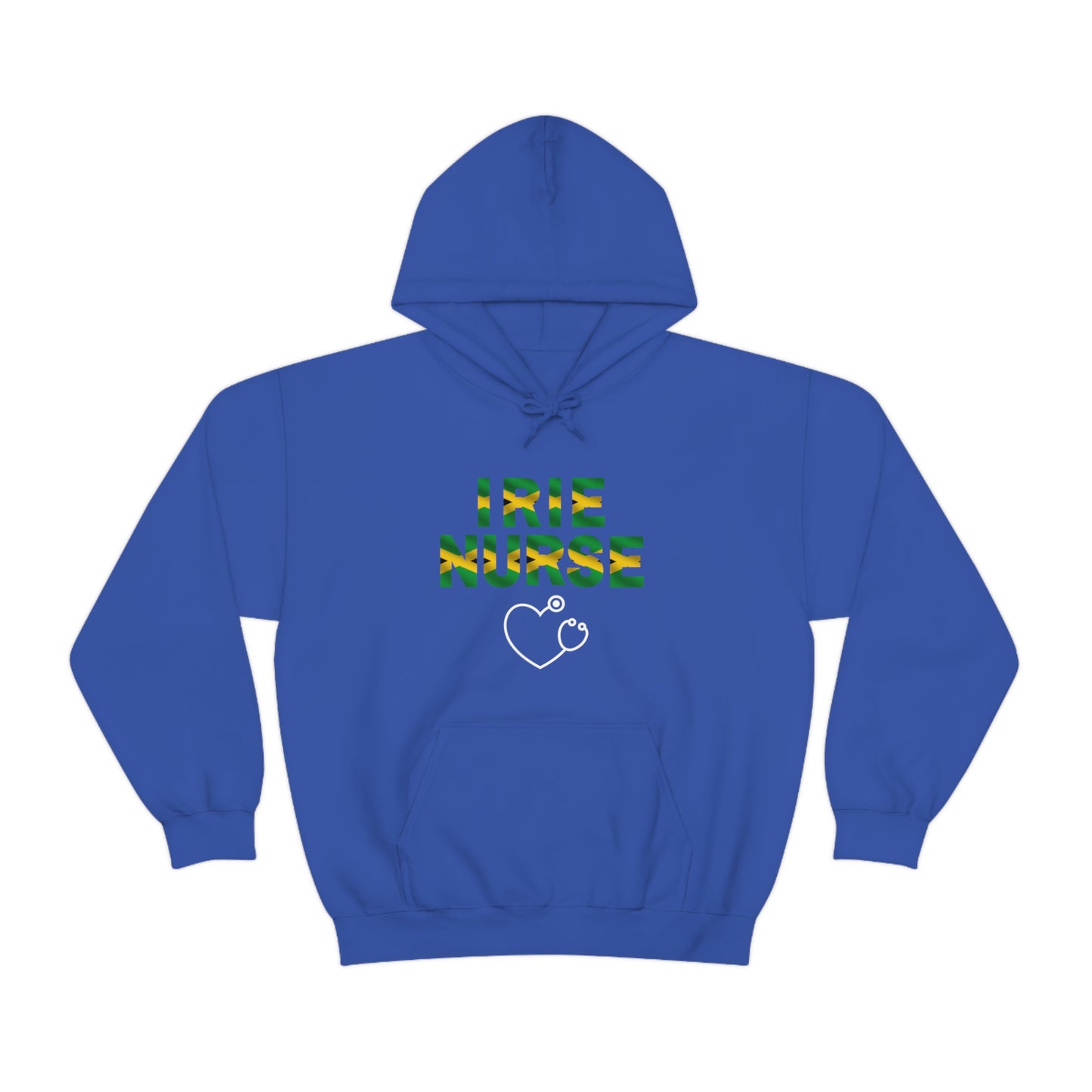 IRIE NURSE HOODED SWEATSHIRT GIFT FOR JAMAICAN NURSES