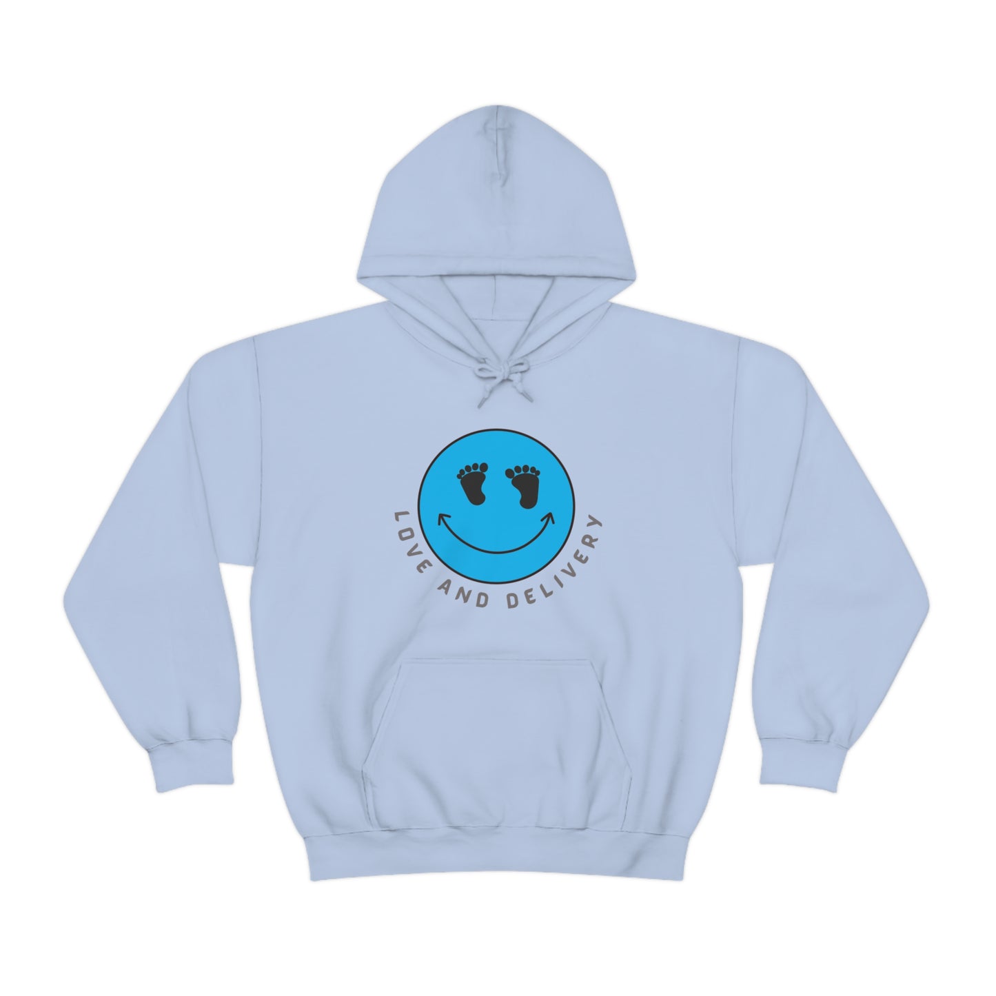 L AND D NURSE LOVE AND DELIVERY HOODED SWEATSHIRT GIFT FOR L & D NURSE