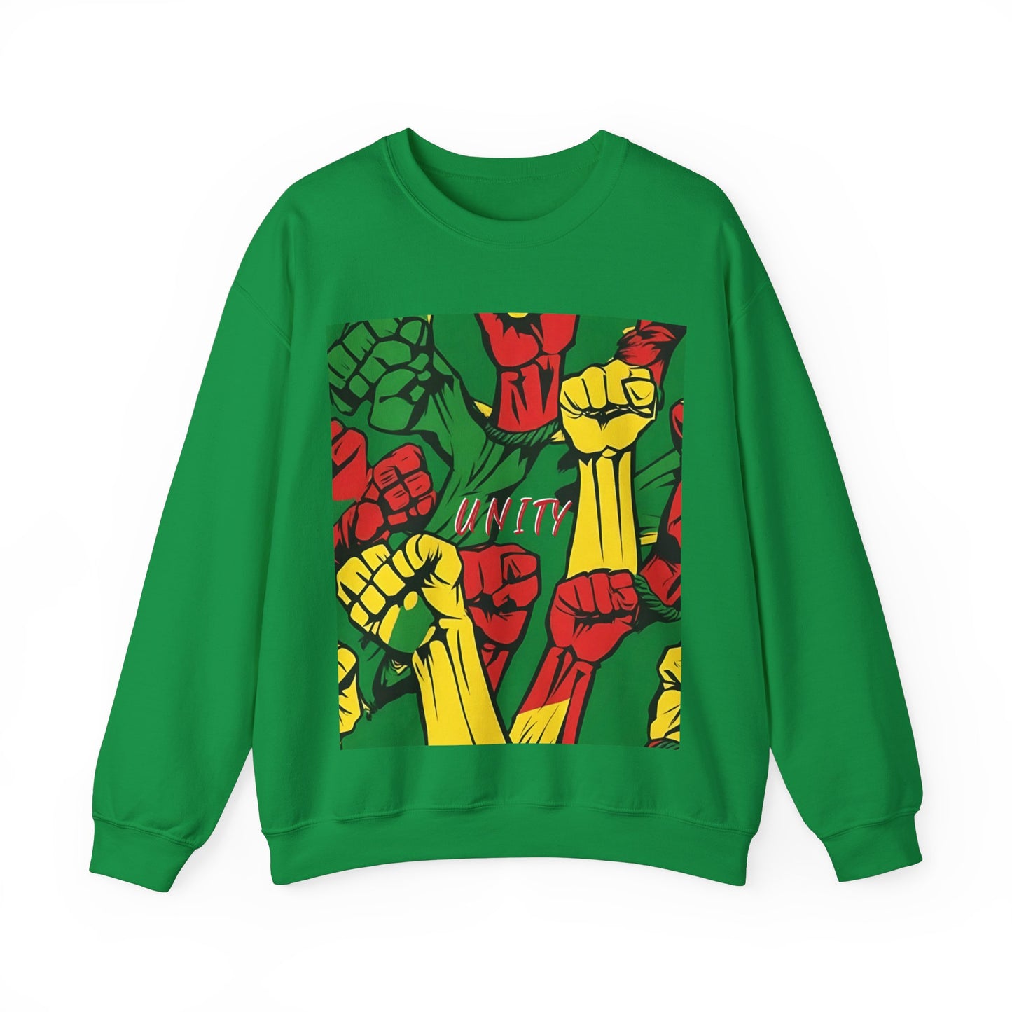 UNITY FIST POWER DESIGN CREWNECK SWEATSHIRT GIFT