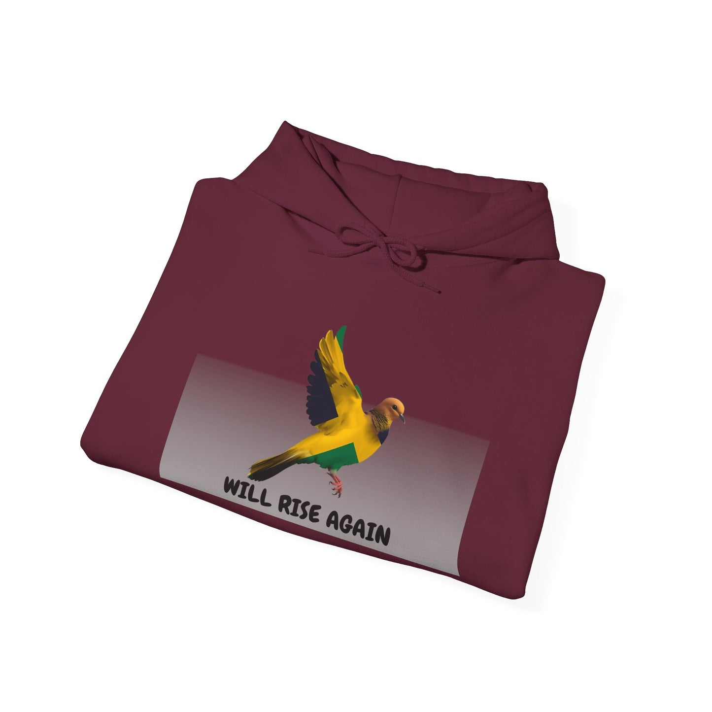 Will Rise Again Graphic Hooded Pullover For Jamaica