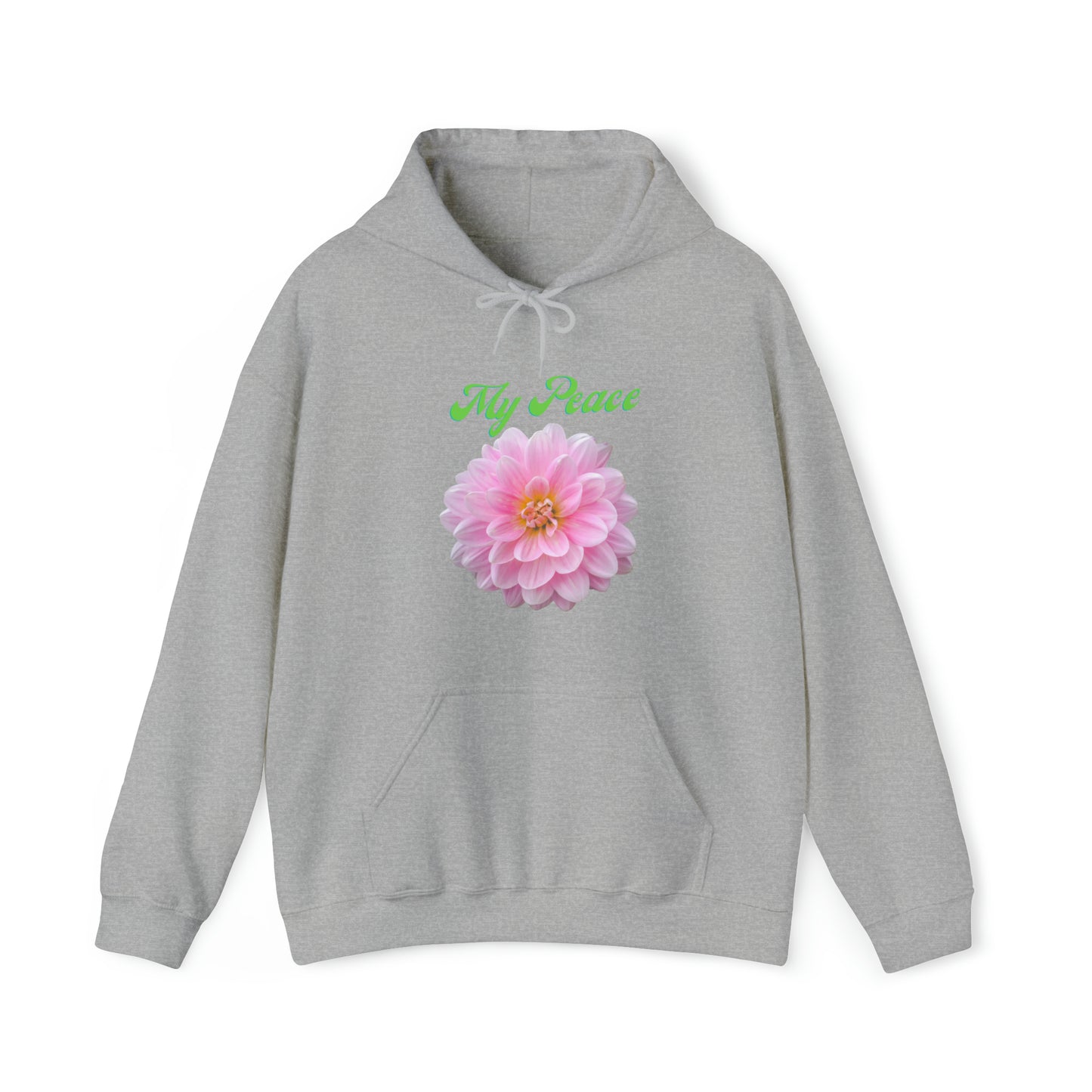 My Peace pink peony unisex hoodie gift