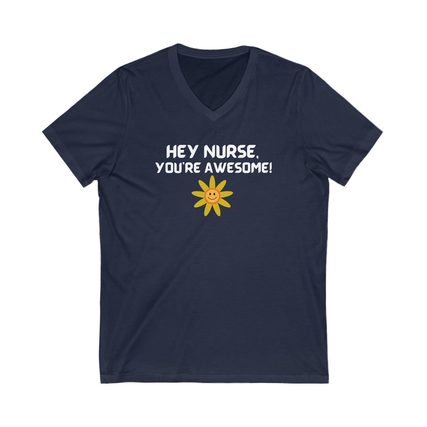 AWESOME NURSE UNISEX V NECK TEE SHIRT GIFT