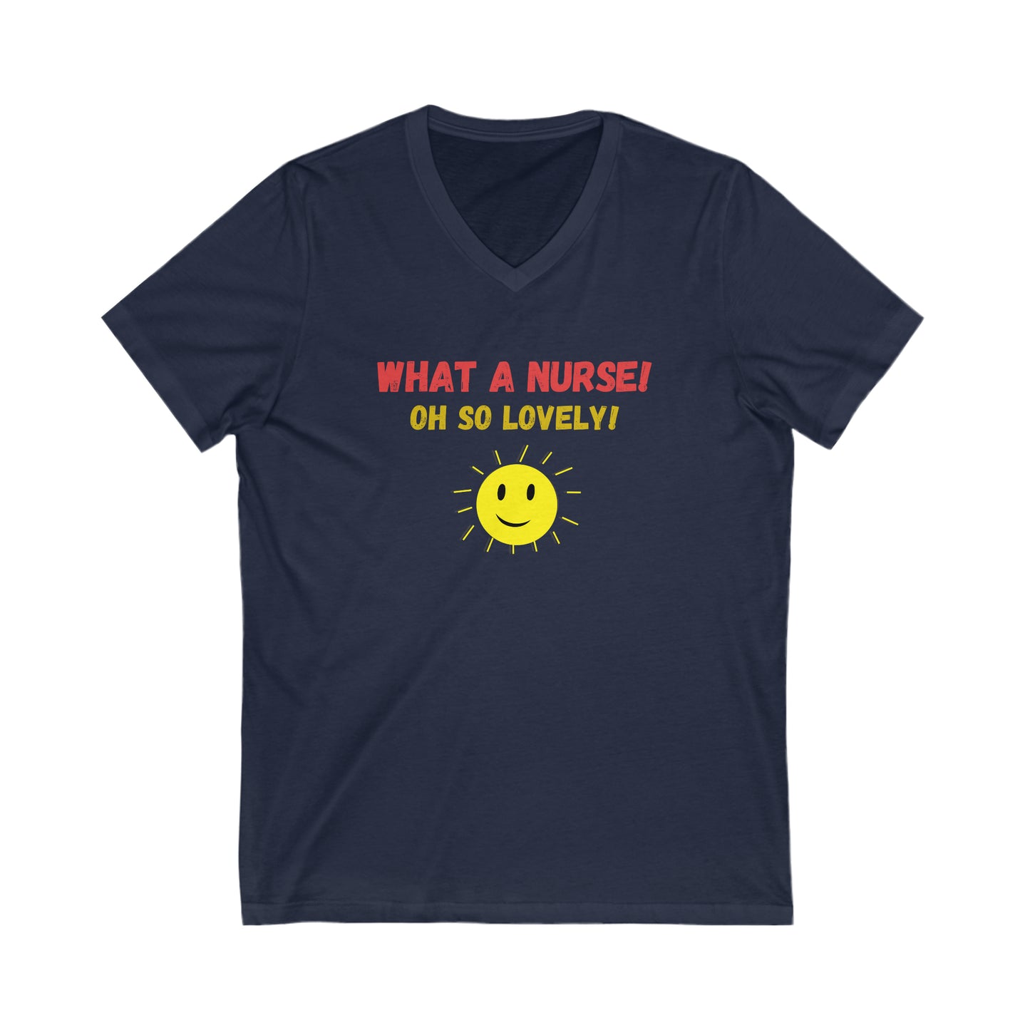 UNISEX V NECK T SHIRT NURSE GIFT