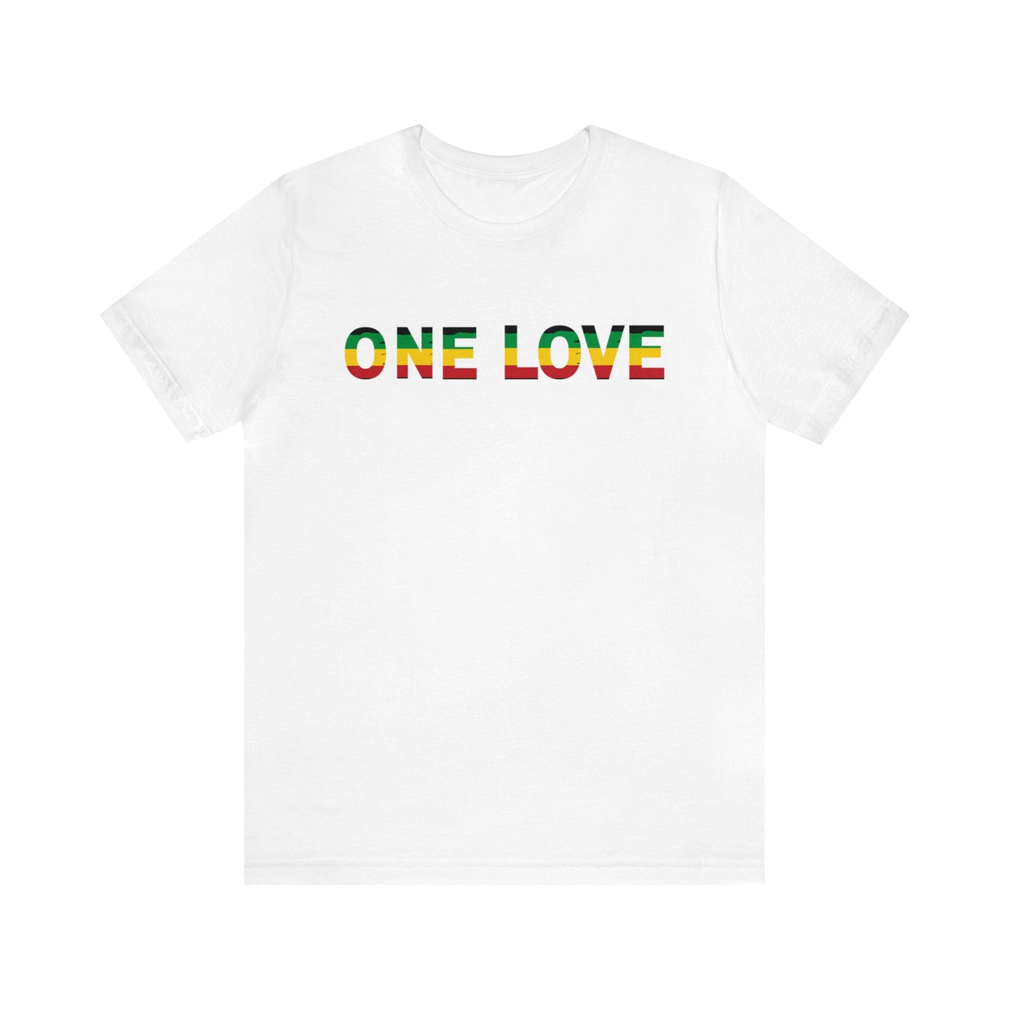 ITES COLORS ONE LOVE STATEMENT CREWNECK T SHIRT