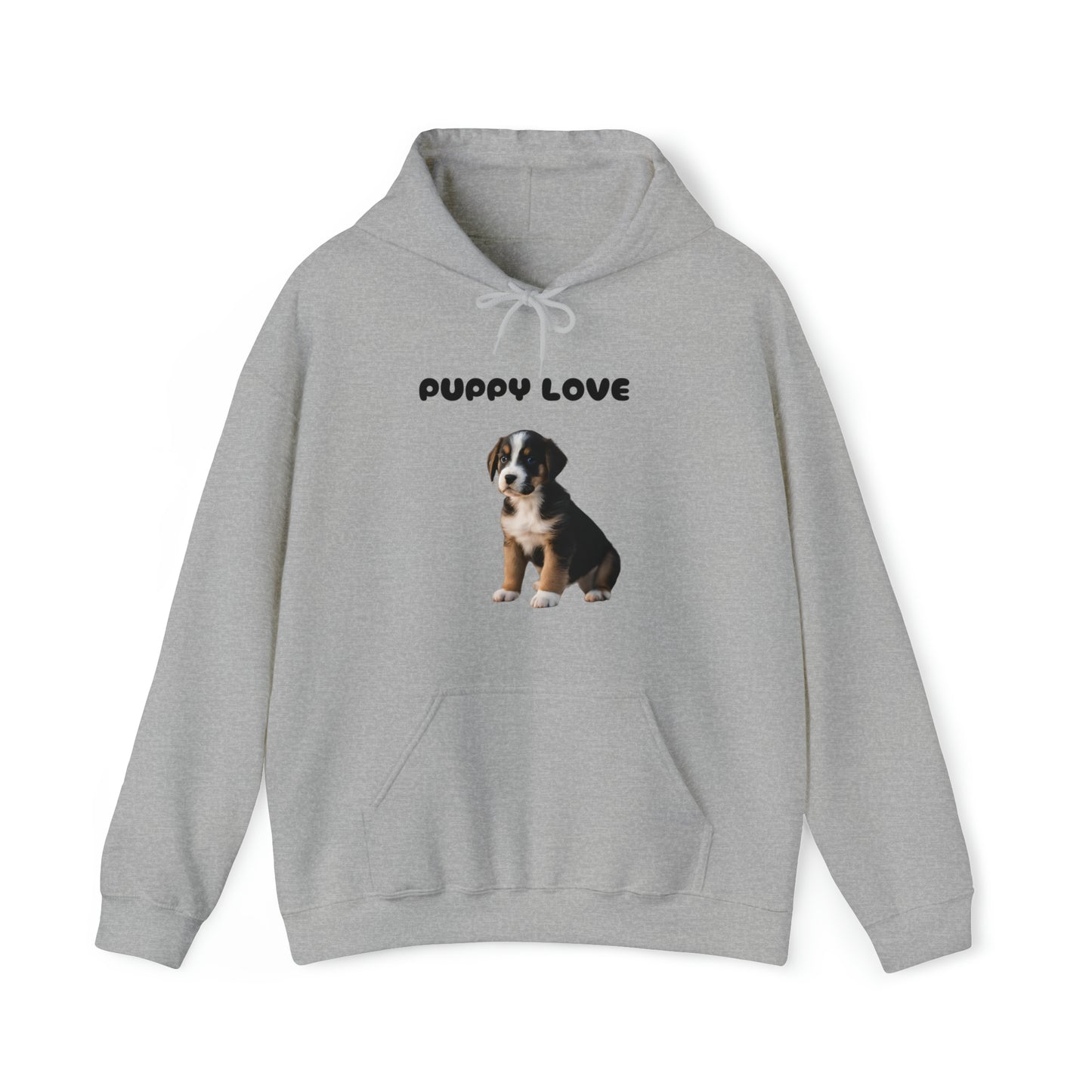 Puppy Love Puppy pic hooded sweatshirt gift