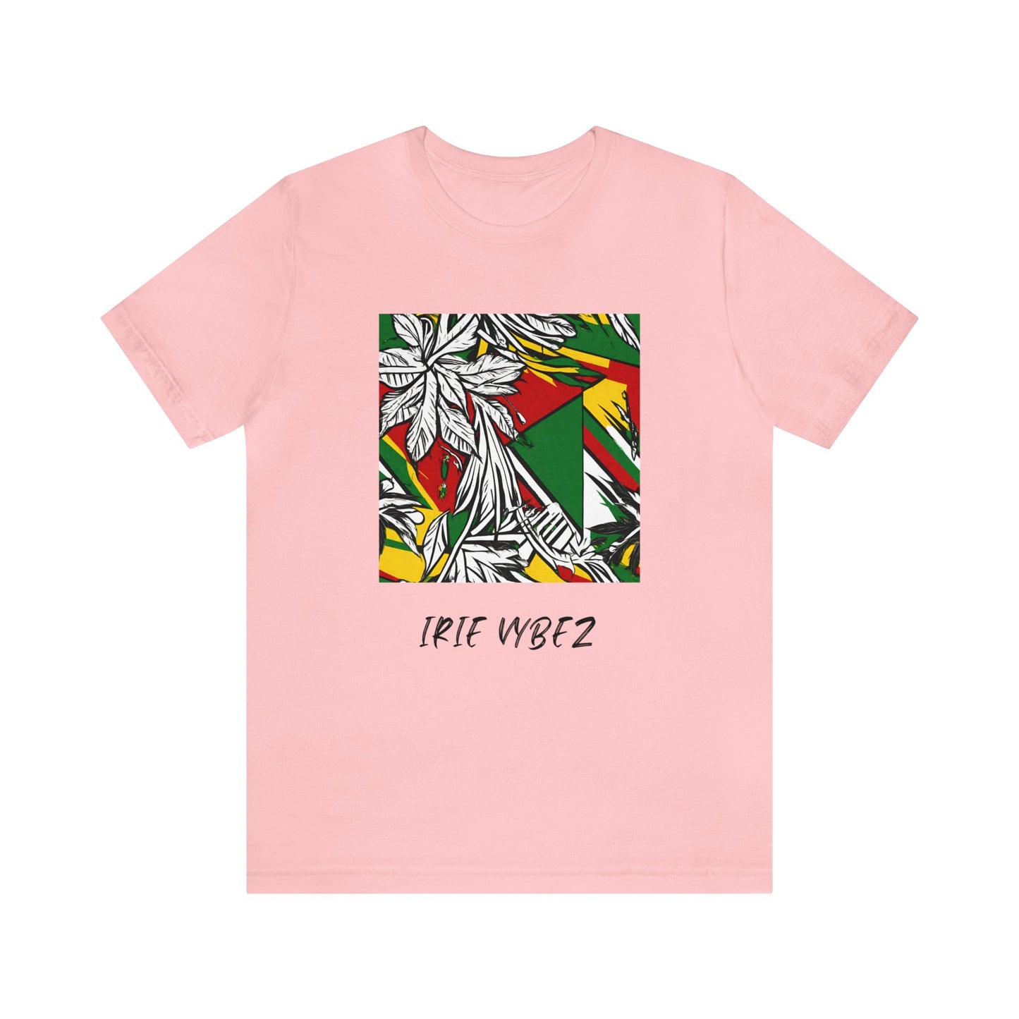 IRIE VYBEZ ROOTS COLOR GRAPHIC SHORT SLEEVE TEE SHIRT