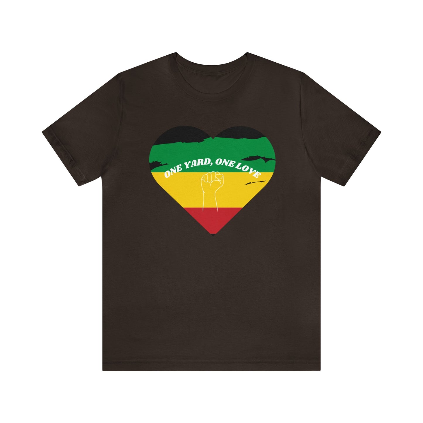 ONE YARD ONE LOVE BLACK CULTURE THEME CREWNECK T SHIRT GIFT