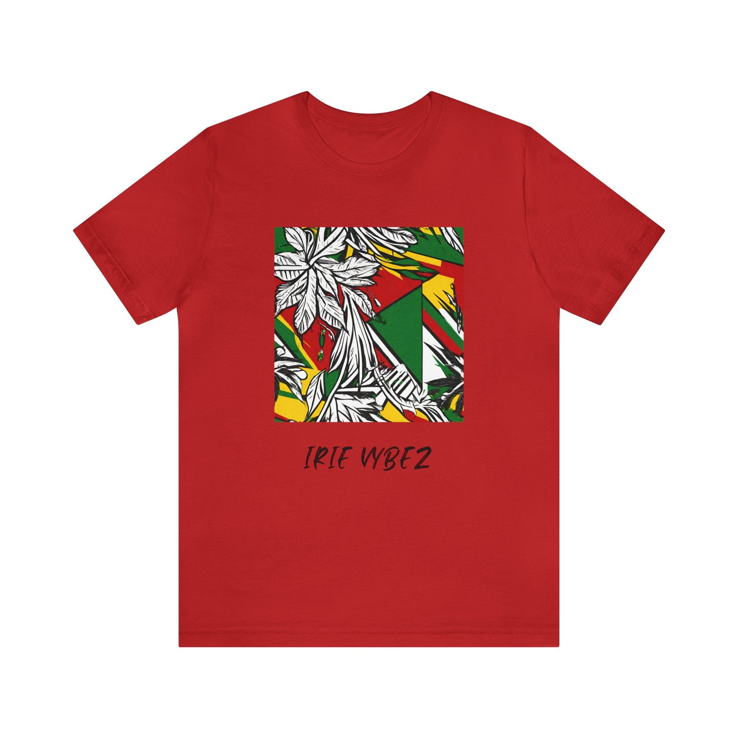 IRIE VYBEZ ROOTS COLOR GRAPHIC SHORT SLEEVE TEE SHIRT