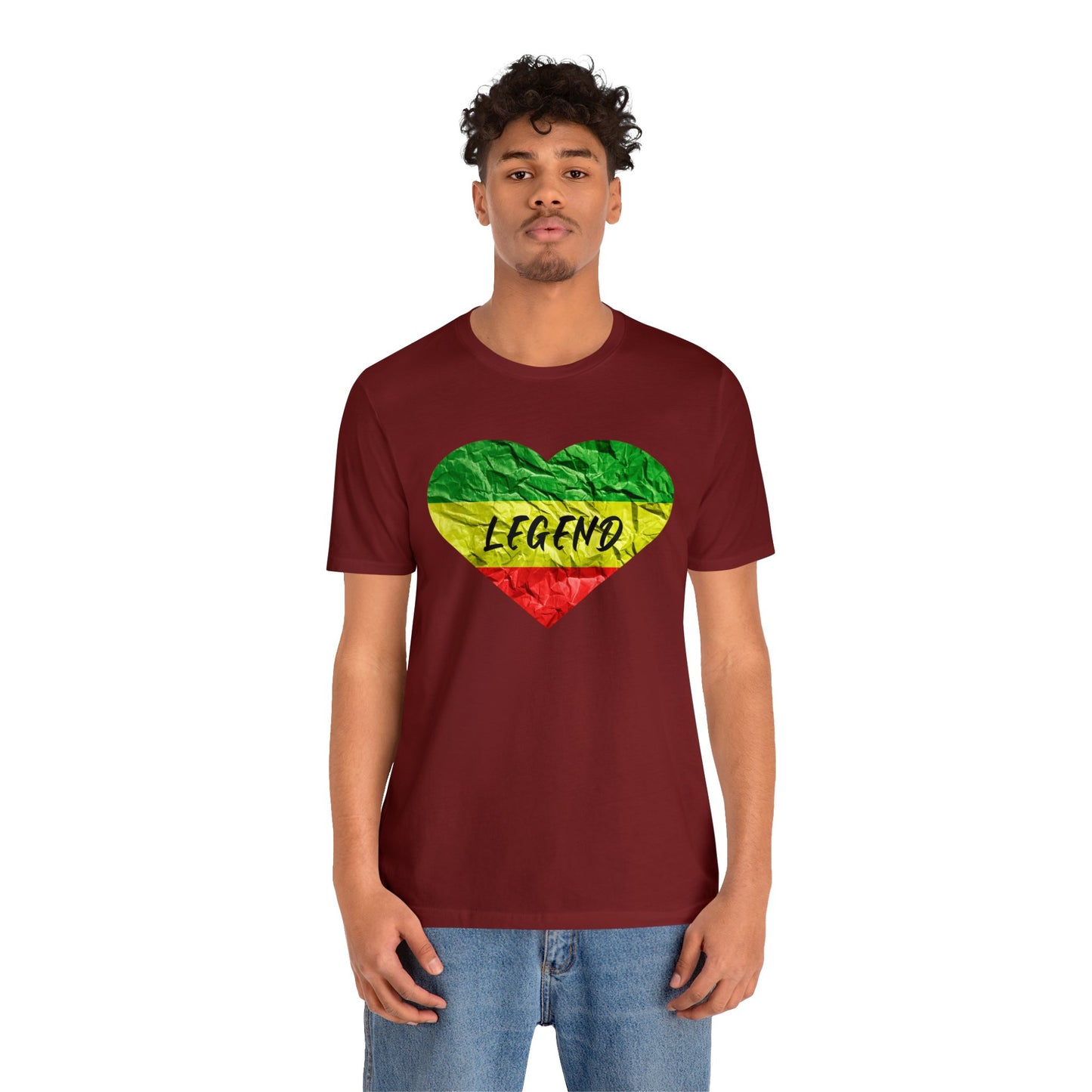 LEGEND ROOTS COLOR CREWNECK TEE SHIRT GIFTS