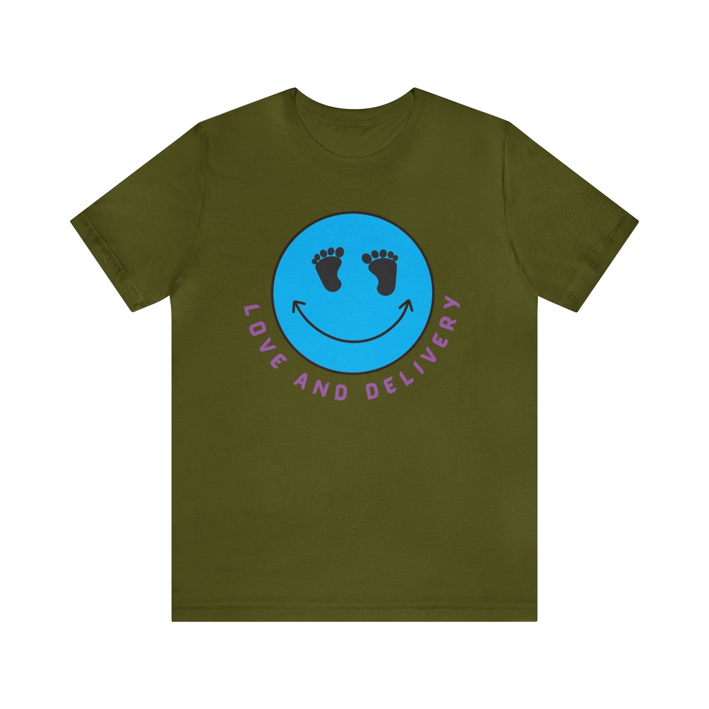 CREWNECK T SHIRT LOVE AND DELIVERY L & D NURSE T SHIRT GIFT