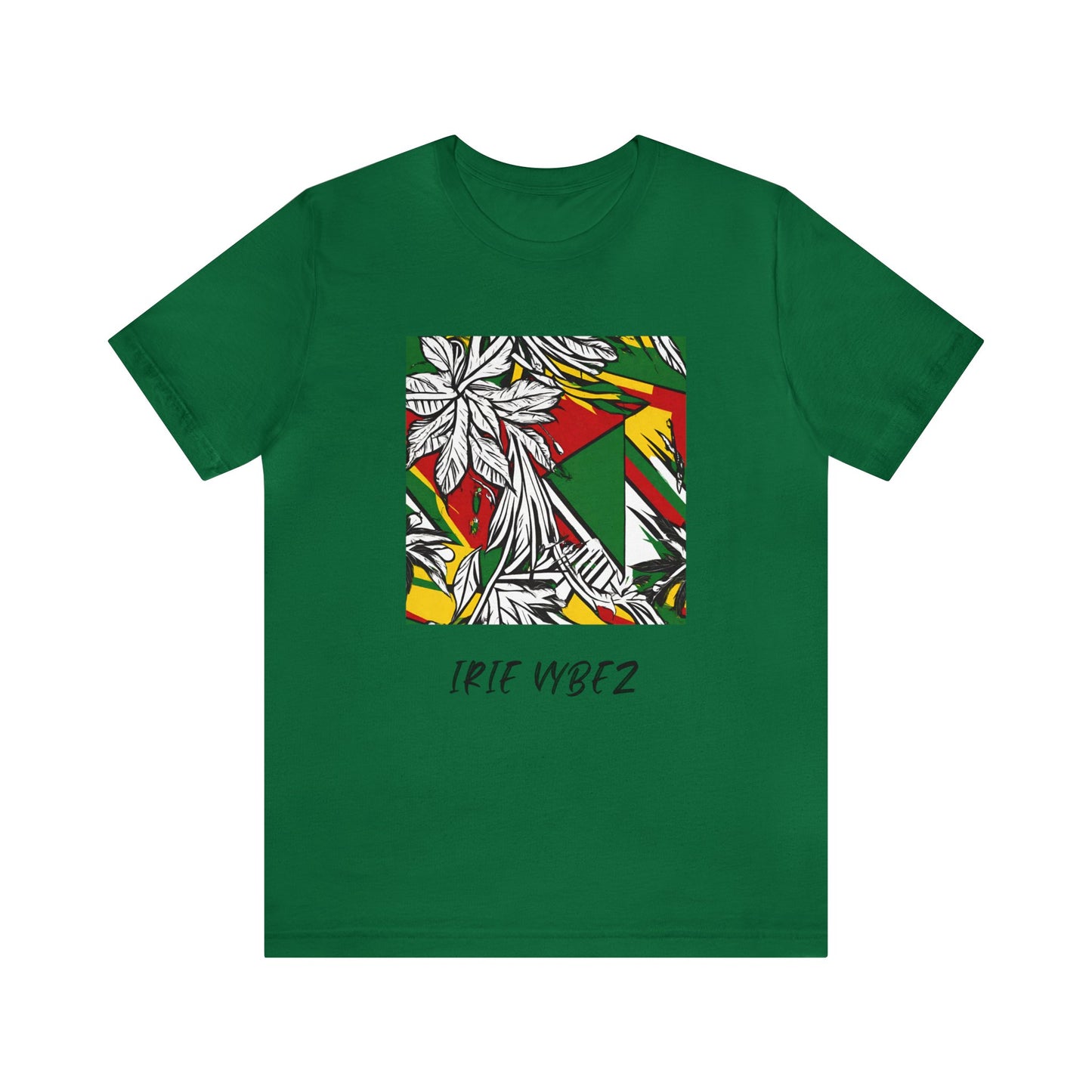 IRIE VYBEZ ROOTS COLOR GRAPHIC SHORT SLEEVE TEE SHIRT