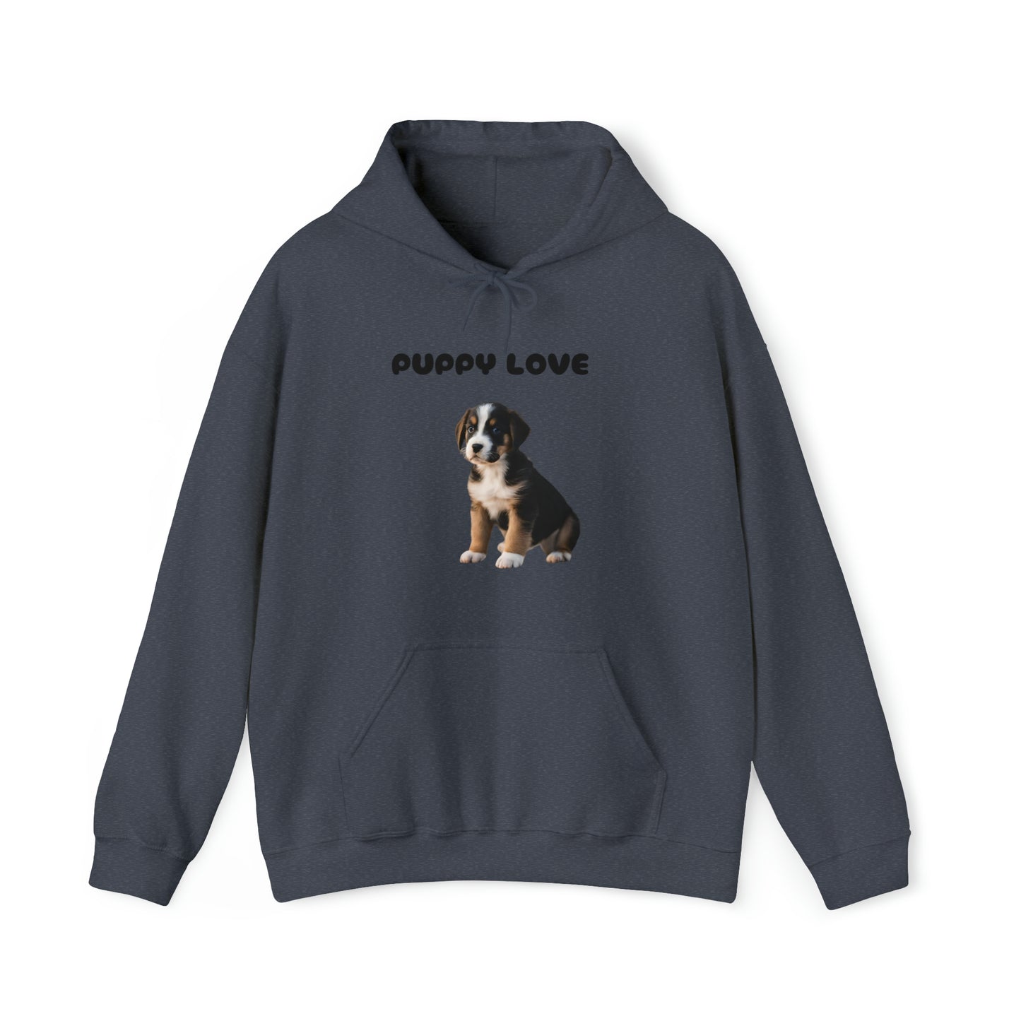 Puppy Love Puppy pic hooded sweatshirt gift