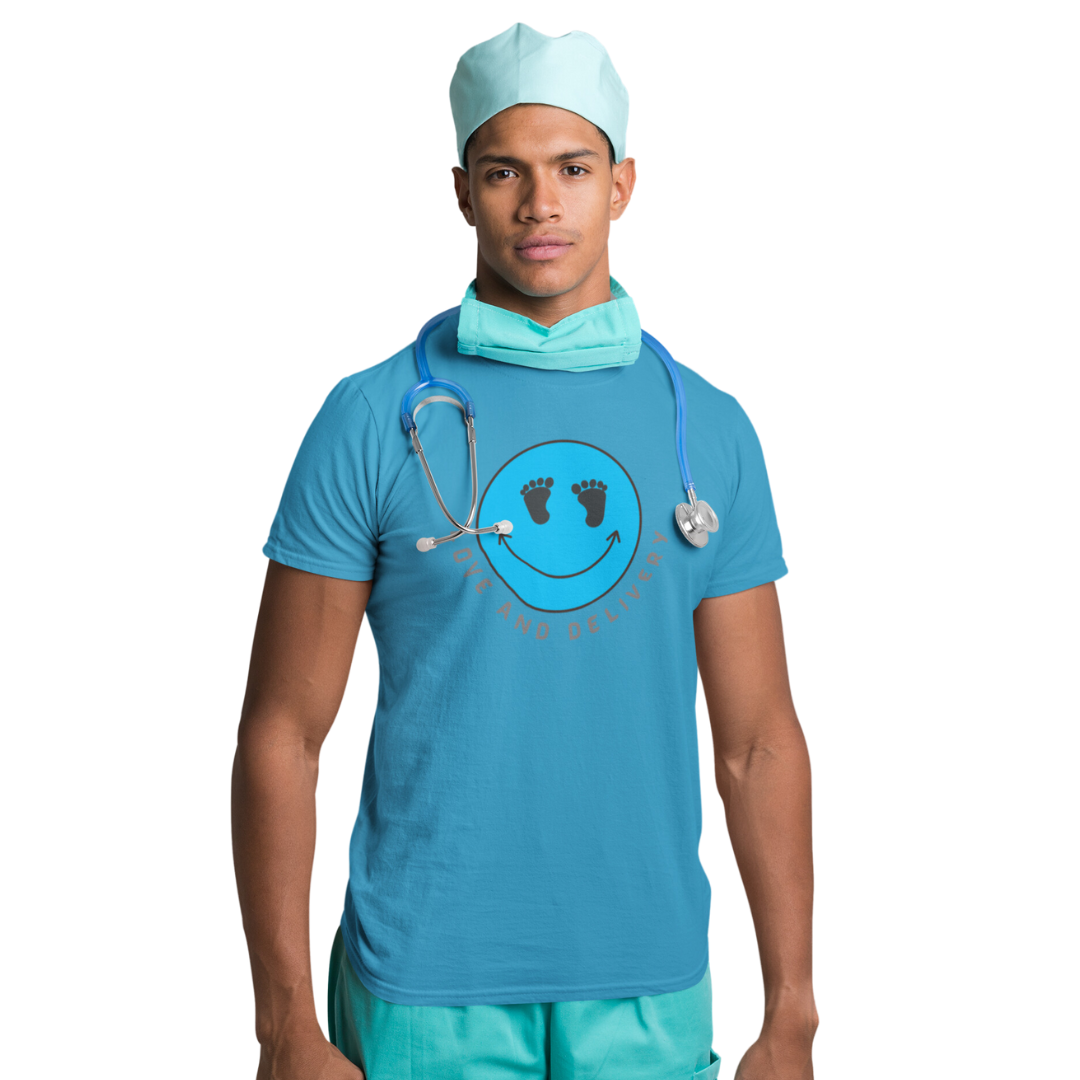 L AND D CREW NECK LOVE AND DELIVERY TSHIRT GIFT FOR L AND D NURSES