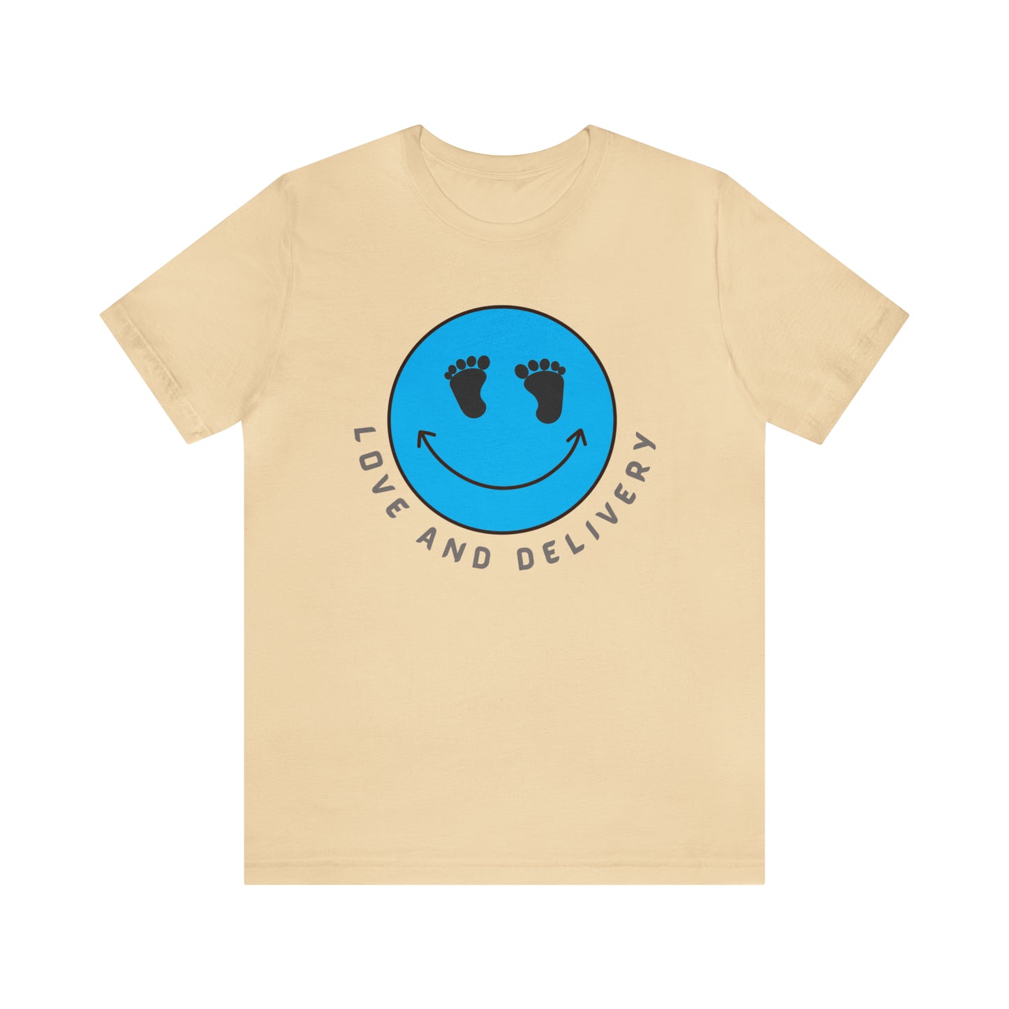 L AND D CREW NECK LOVE AND DELIVERY TSHIRT GIFT FOR L AND D NURSES