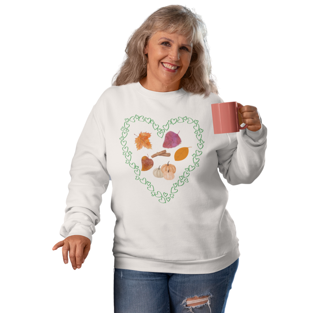 LOVE FALL, FALL THEME UNISEX CREWNECK SWEATSHIRT GIFT