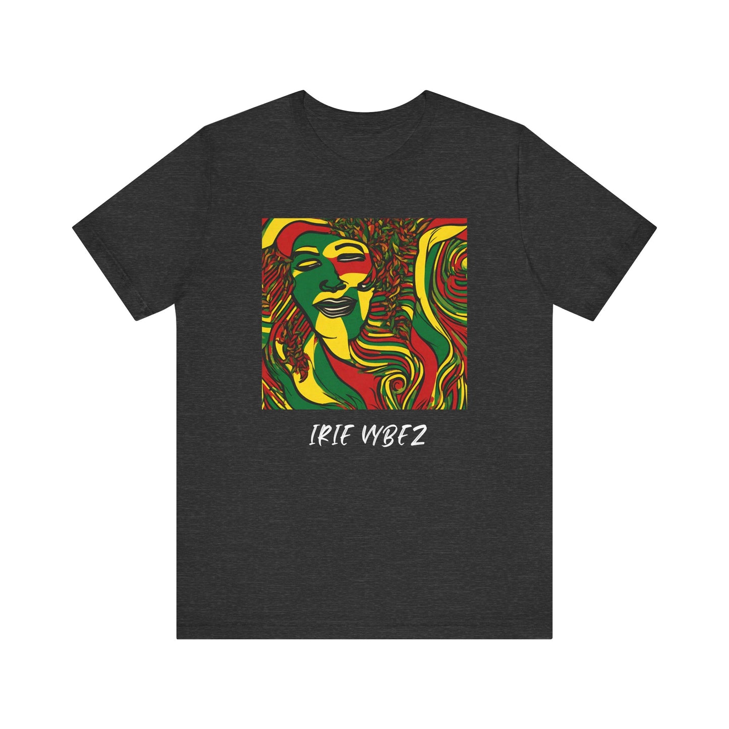 IRIE VYBEZ RASTAH DESIGN ROOTS SHORT SLEEVE T SHIRT GIFT