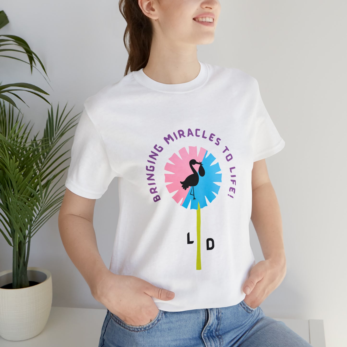 LABOR AND DELIVERY NURSE MIRACLES CREWNECK T SHIRT GIFT