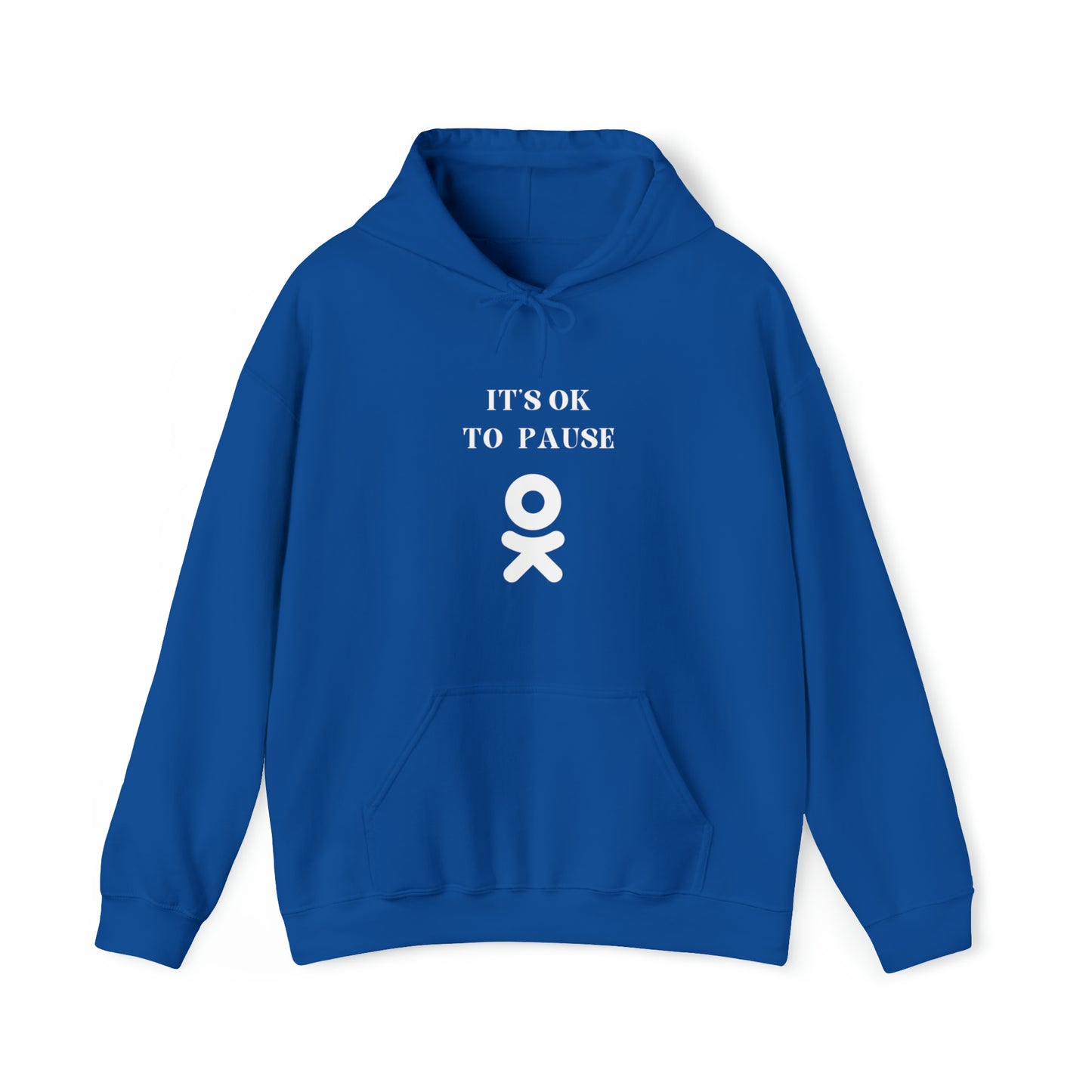 It's ok to pause hooded sweatshirt gift inspirational words hoodie gift to encourage. sweatshirt gifts for friends