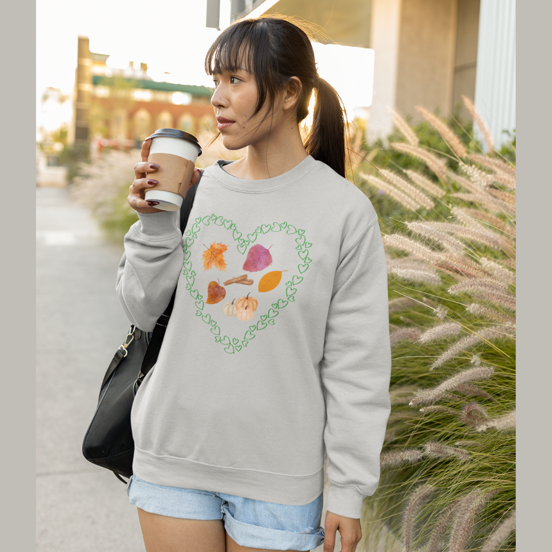 LOVE FALL, FALL THEME UNISEX CREWNECK SWEATSHIRT GIFT