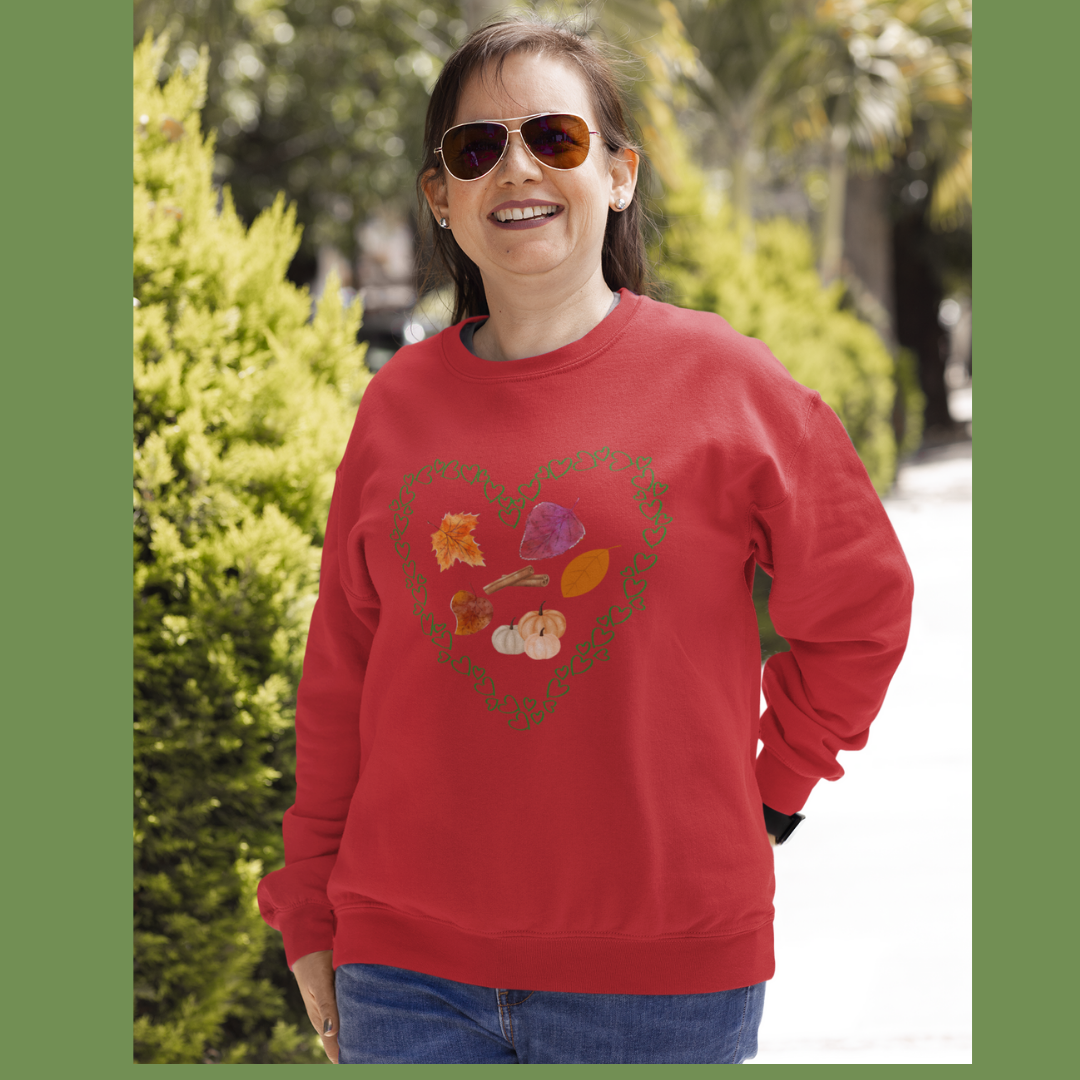 LOVE FALL, FALL THEME UNISEX CREWNECK SWEATSHIRT GIFT