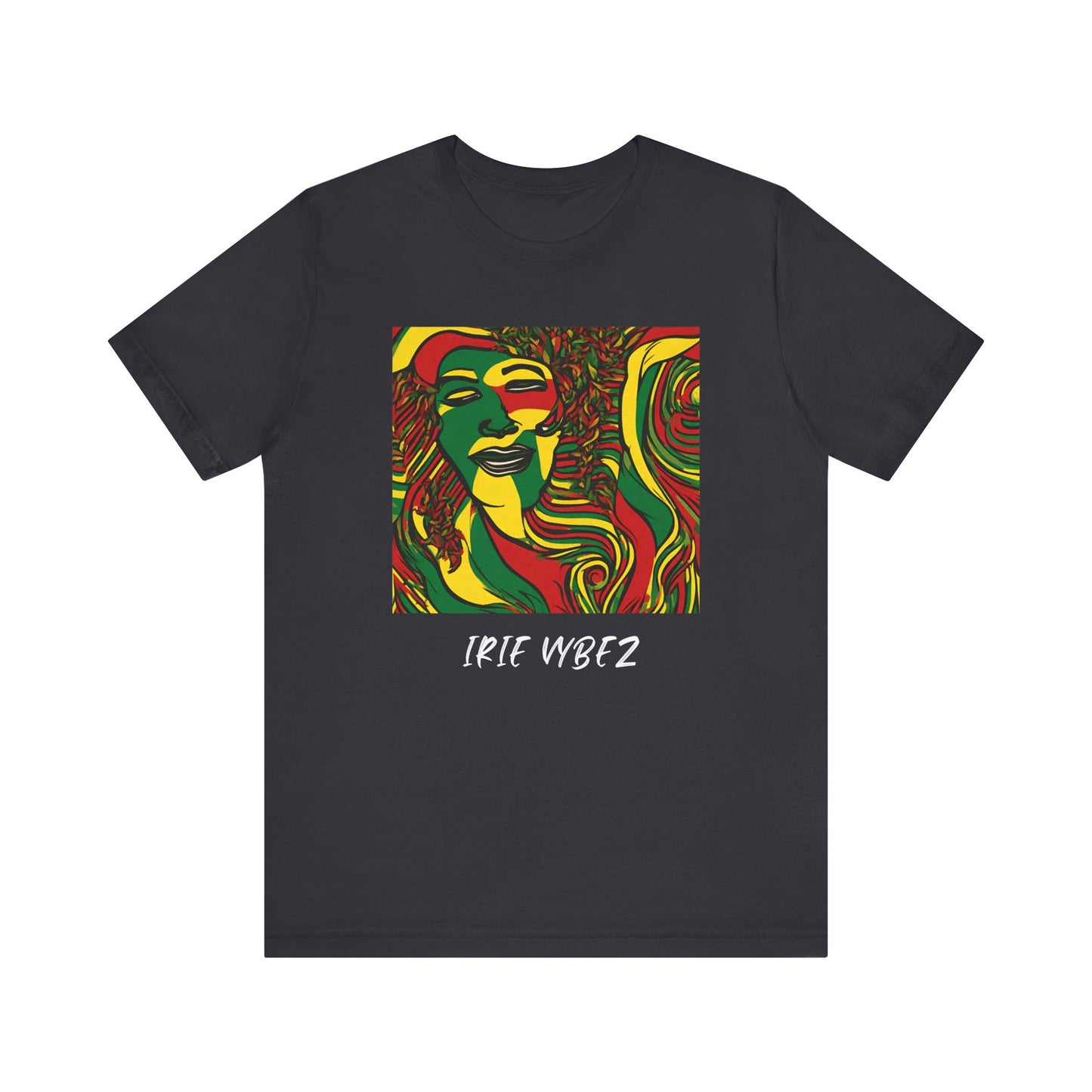IRIE VYBEZ RASTAH DESIGN ROOTS SHORT SLEEVE T SHIRT GIFT