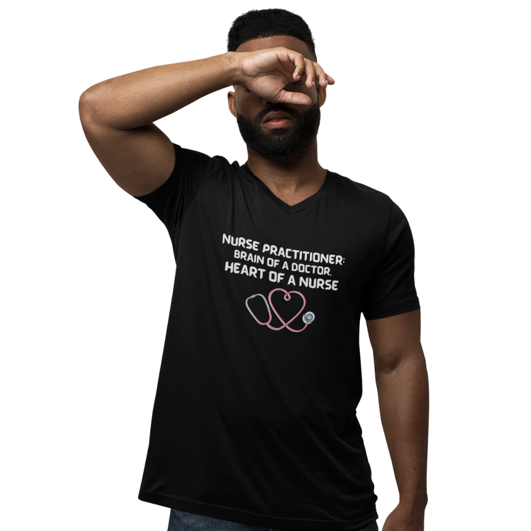 NURSE PRACTITIONER V NECK T SHIRT GIFT