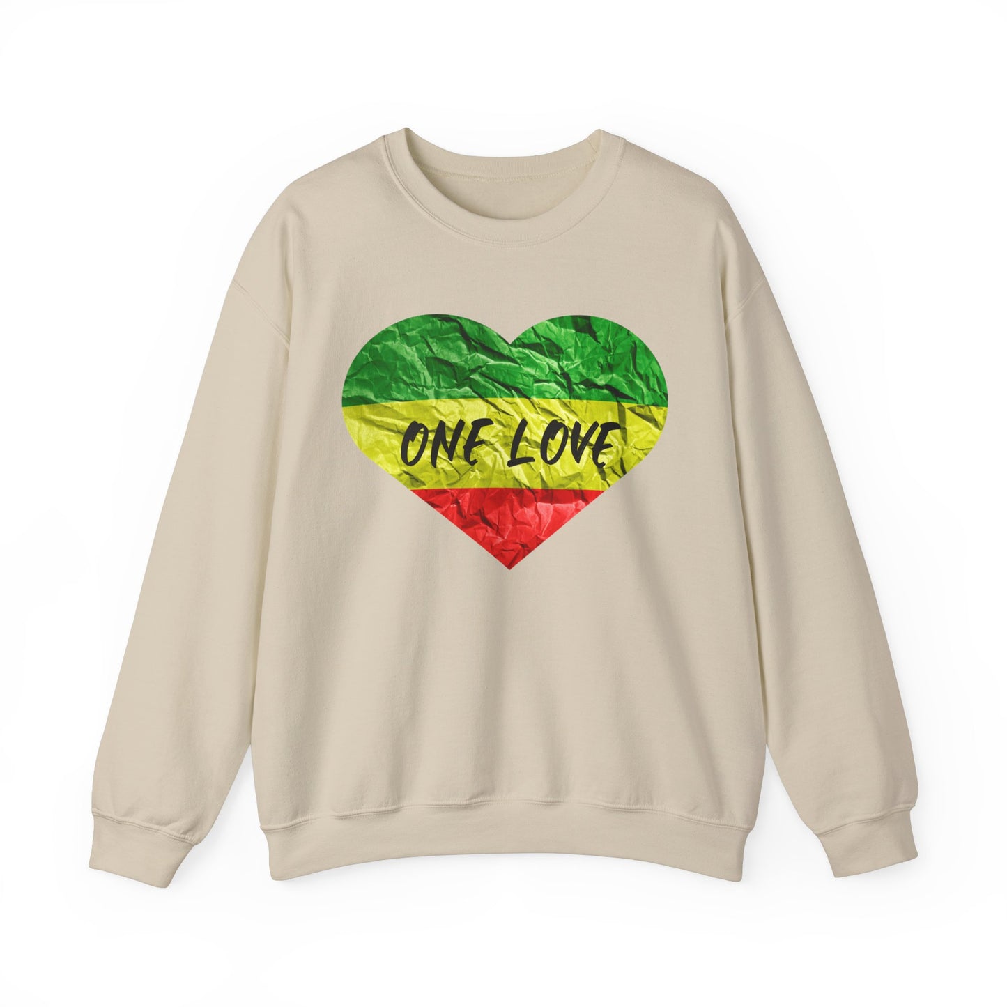 ONE LOVE ROOTS HEART DESIGN SWEATSHIRT