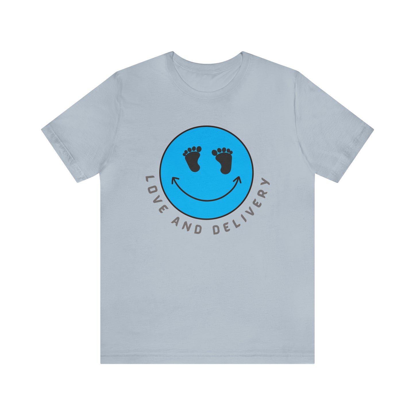 L AND D CREW NECK LOVE AND DELIVERY TSHIRT GIFT FOR L AND D NURSES