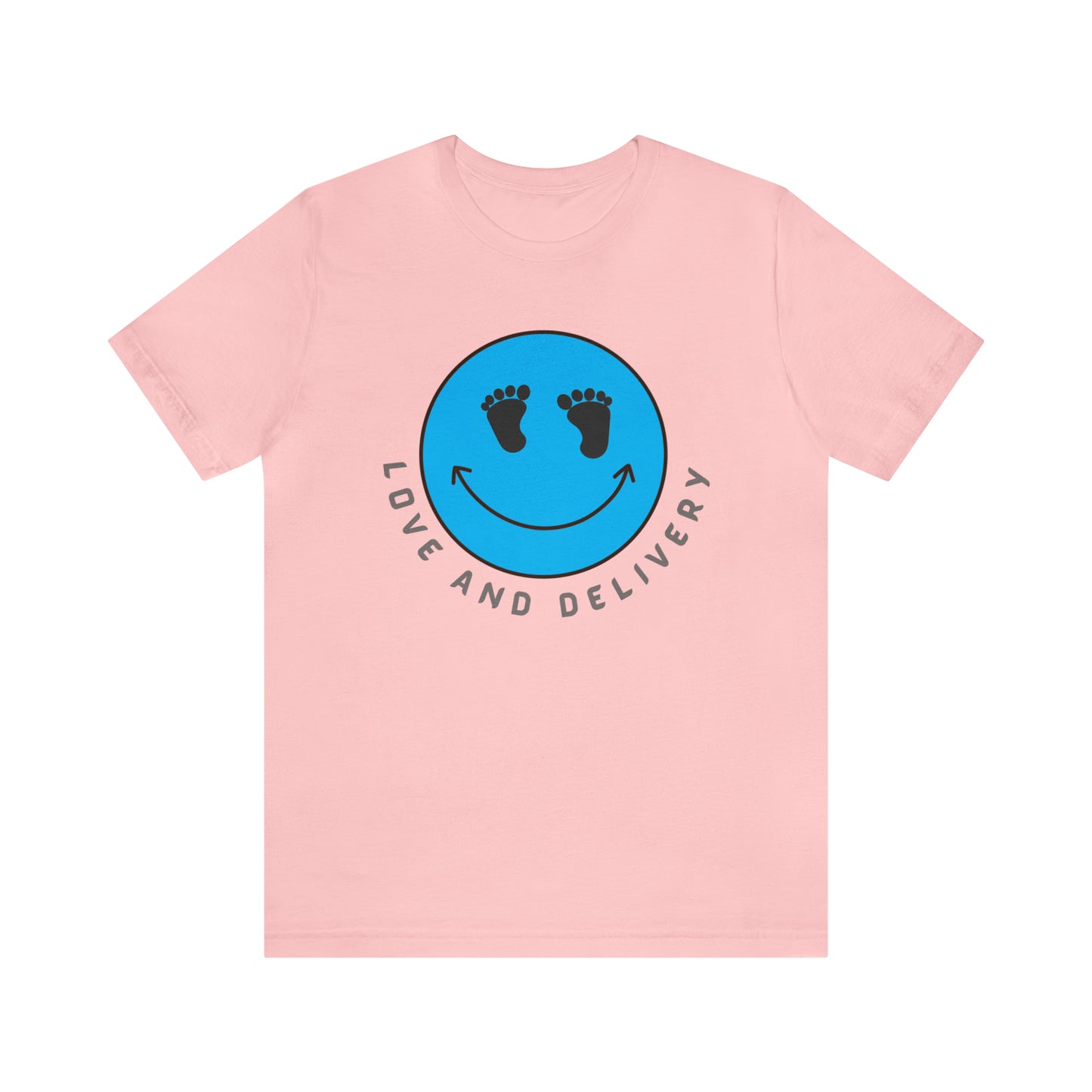 L AND D CREW NECK LOVE AND DELIVERY TSHIRT GIFT FOR L AND D NURSES