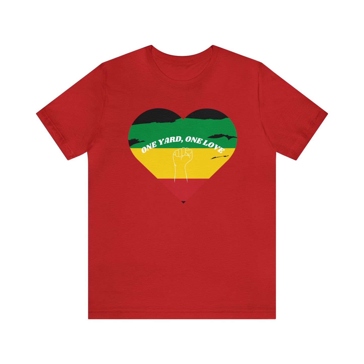 ONE YARD ONE LOVE BLACK CULTURE THEME CREWNECK T SHIRT GIFT
